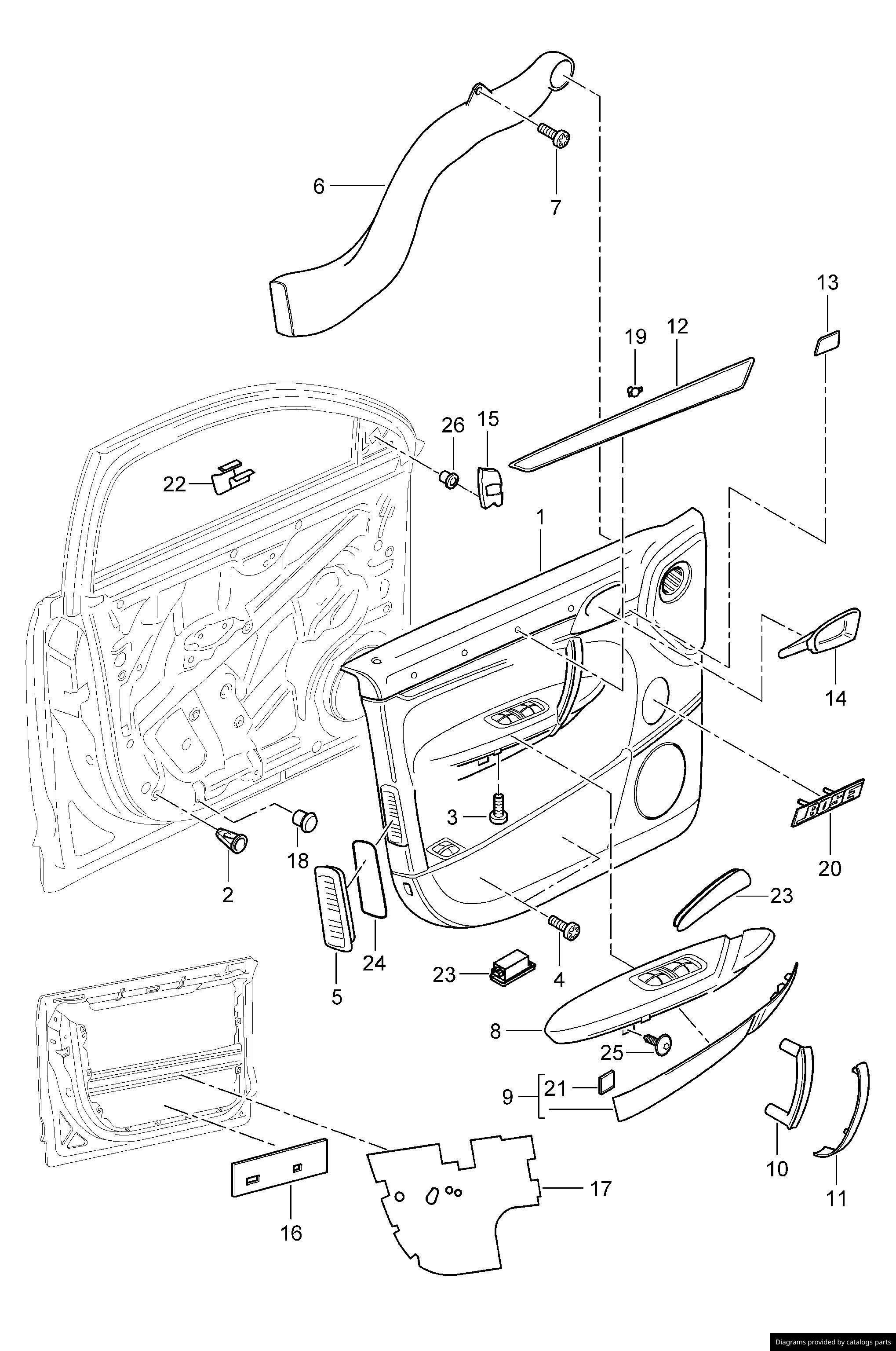 Car part diagram