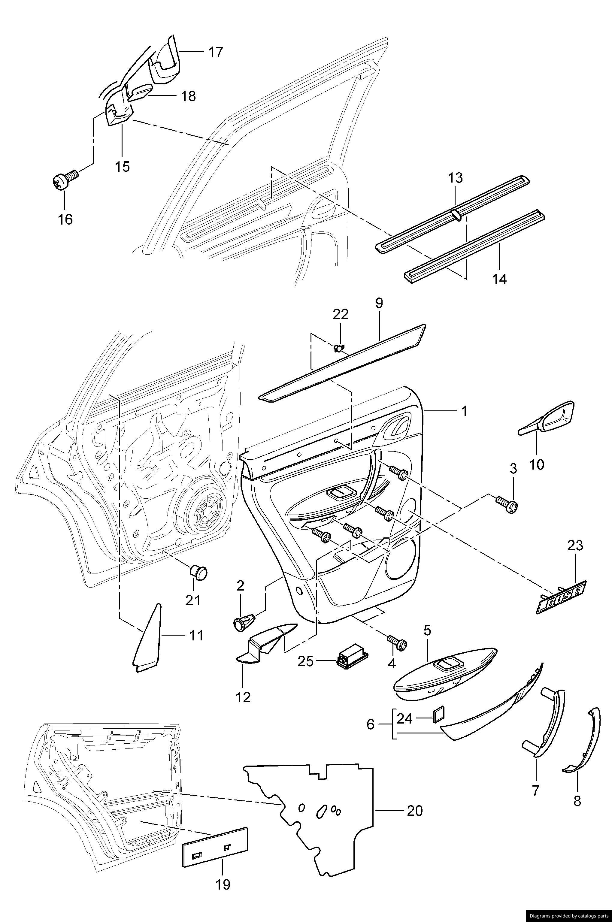 Car part diagram