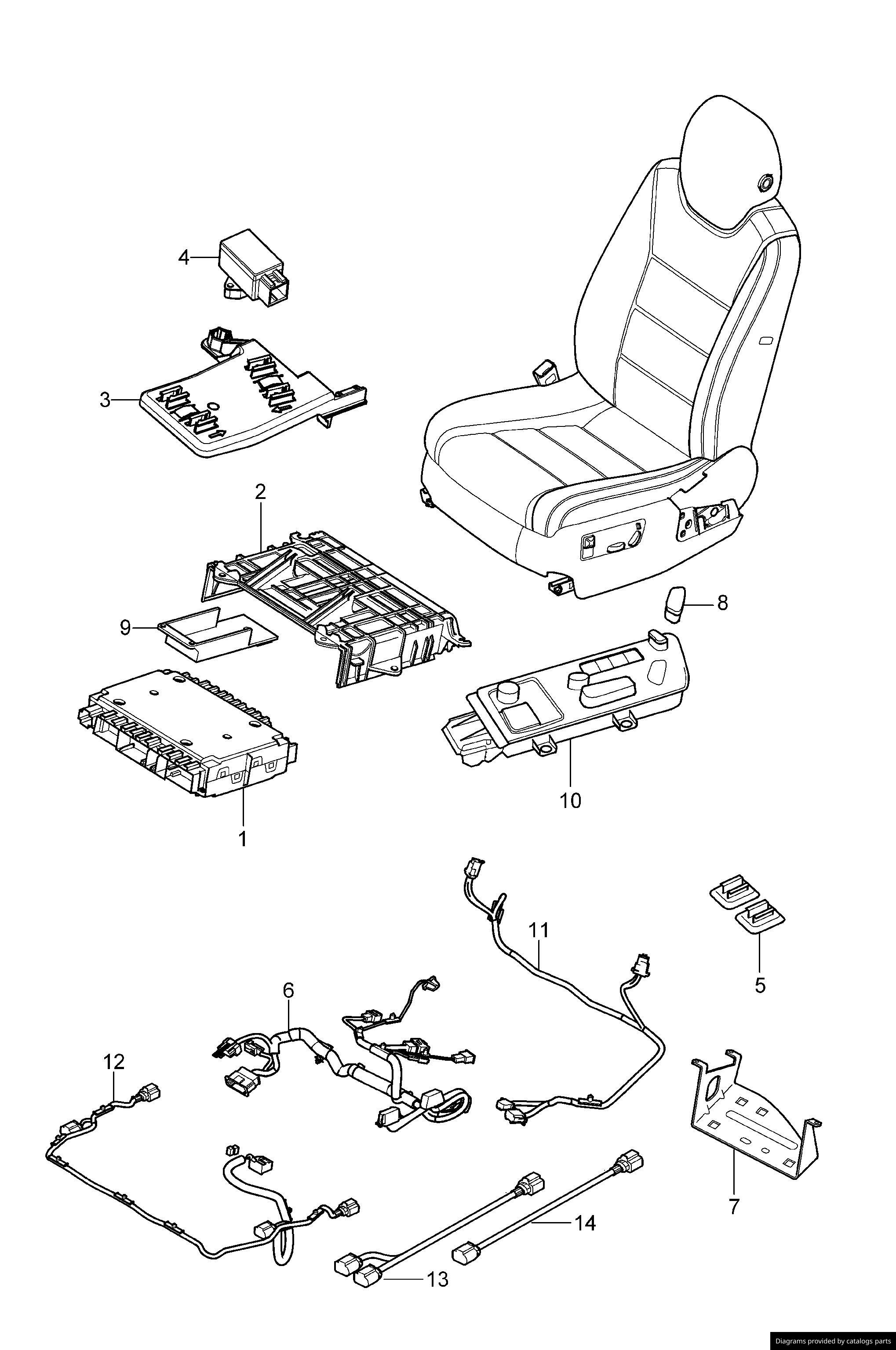 Car part diagram