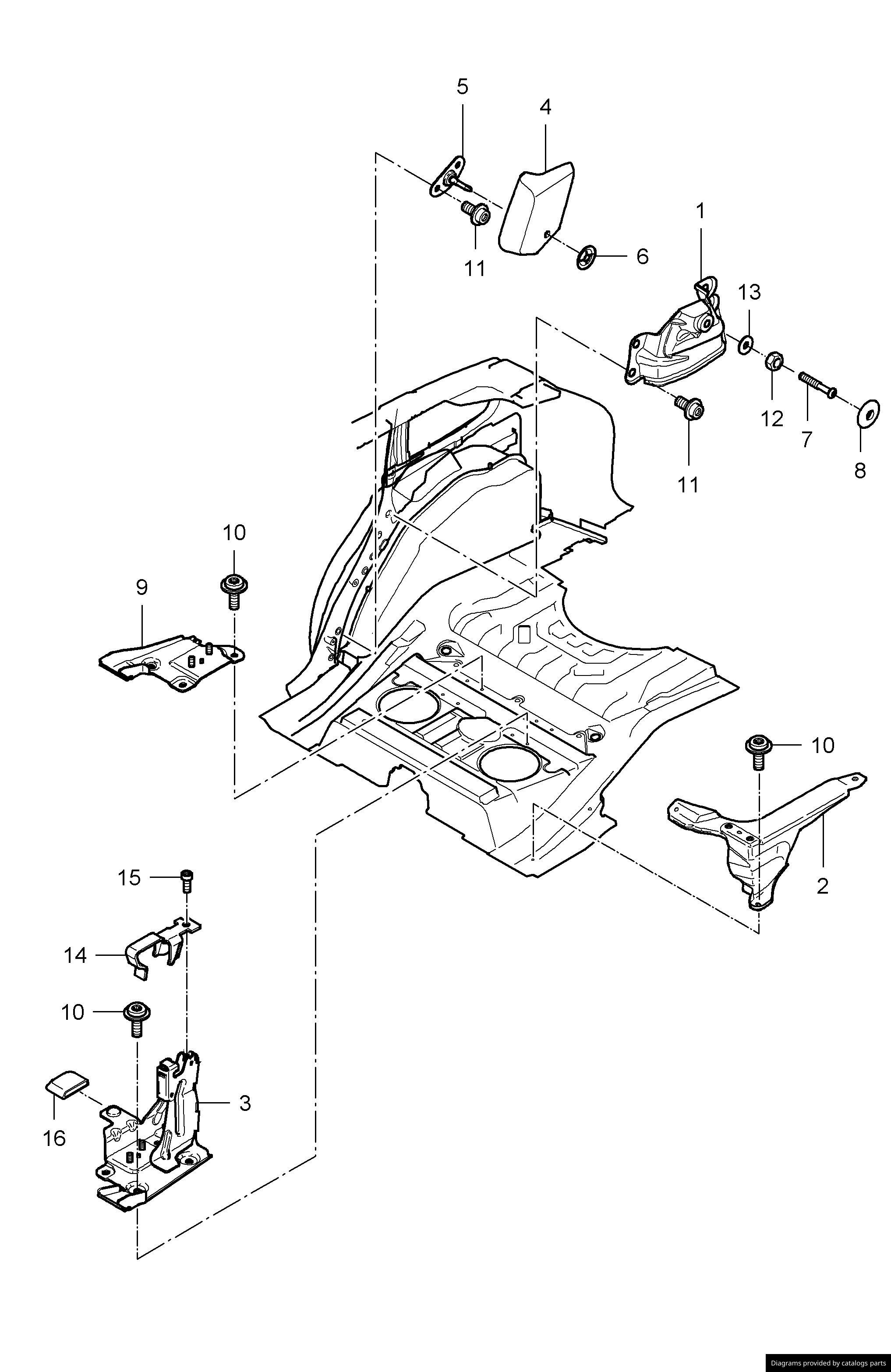 Car part diagram