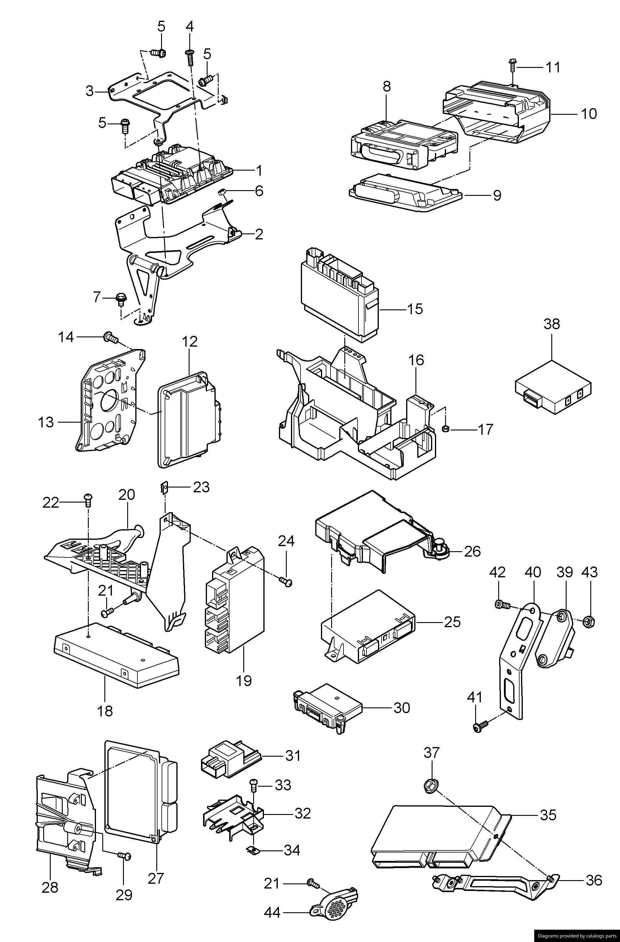 Car part diagram