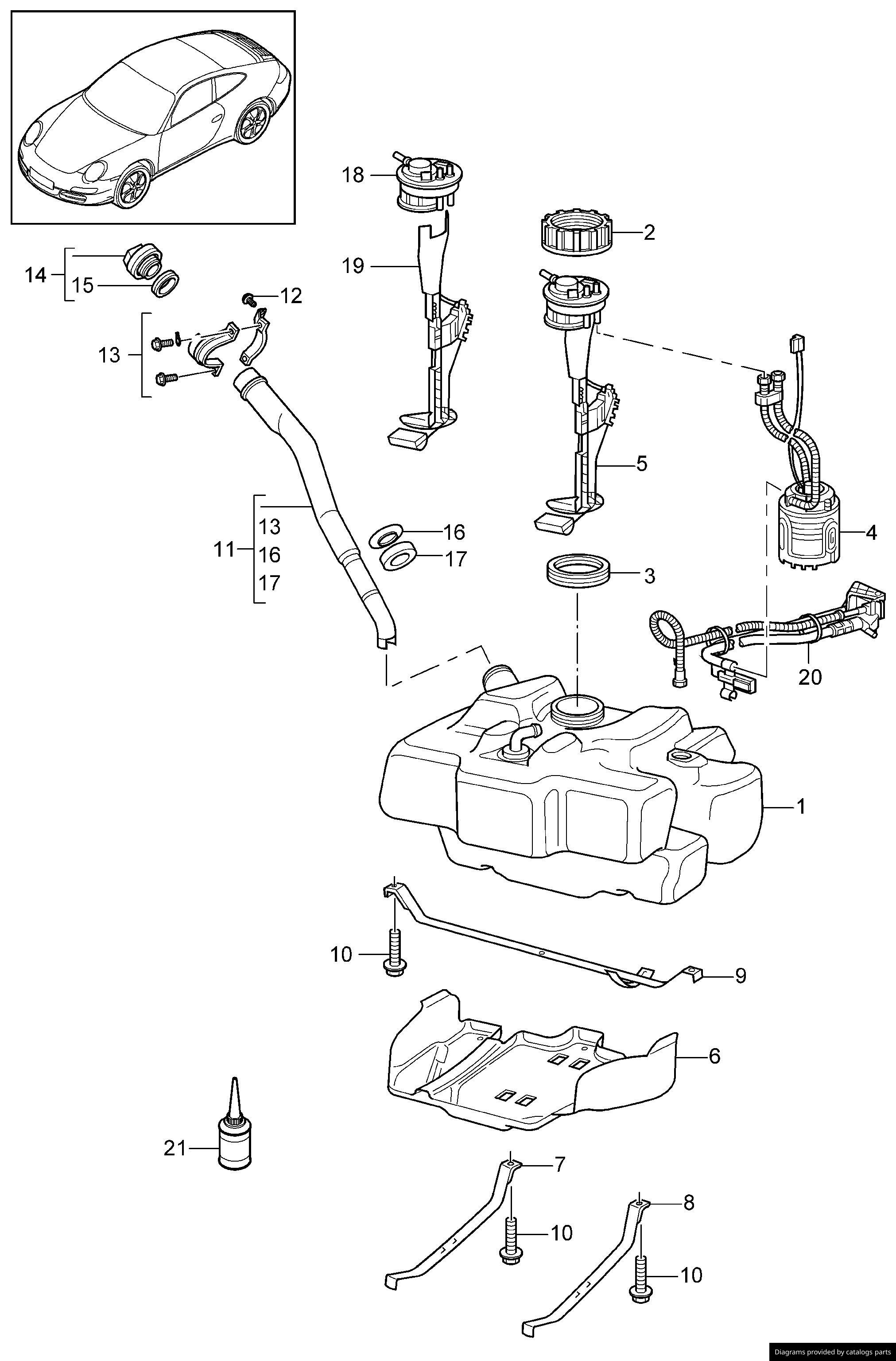 Car part diagram