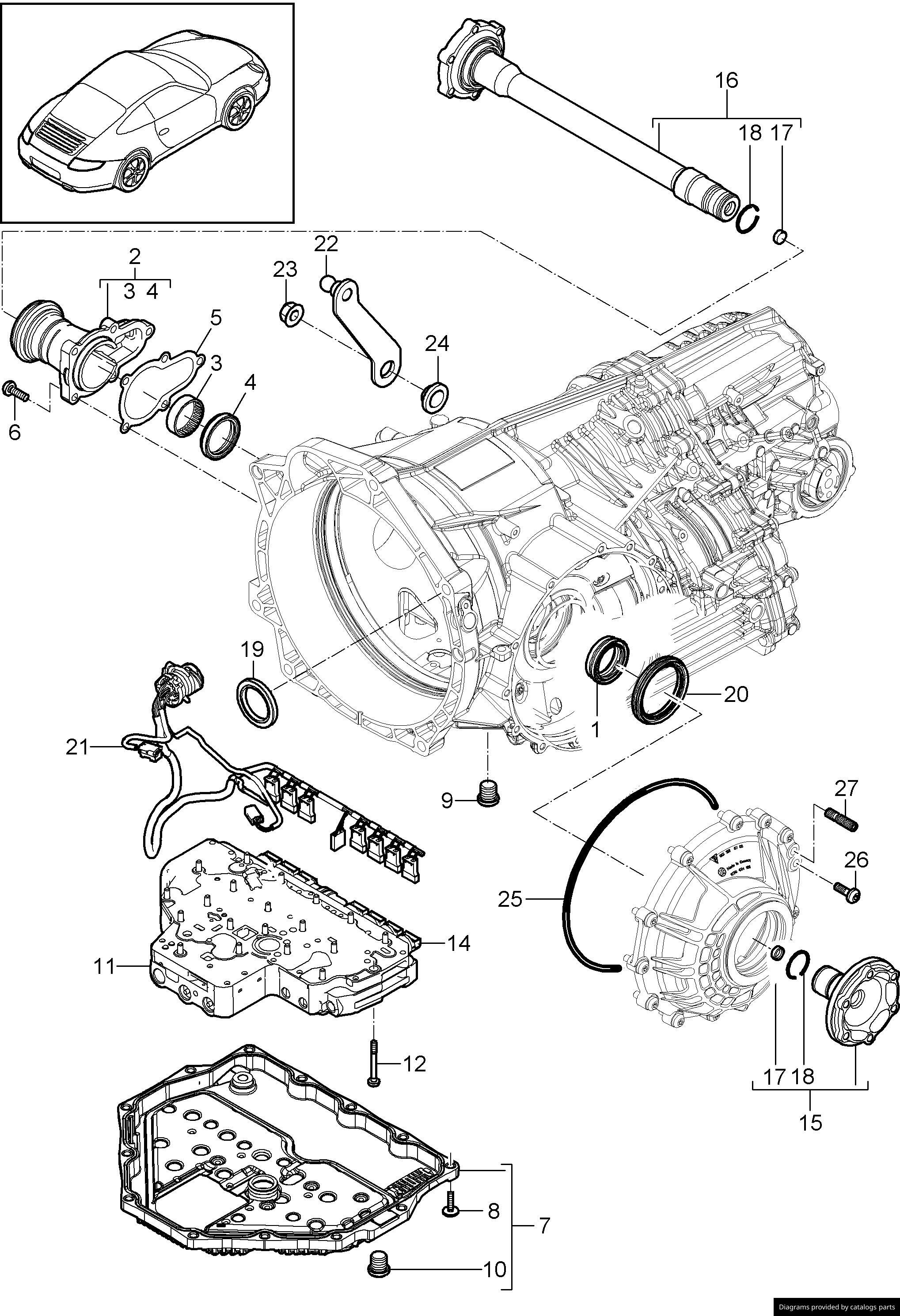 Car part diagram