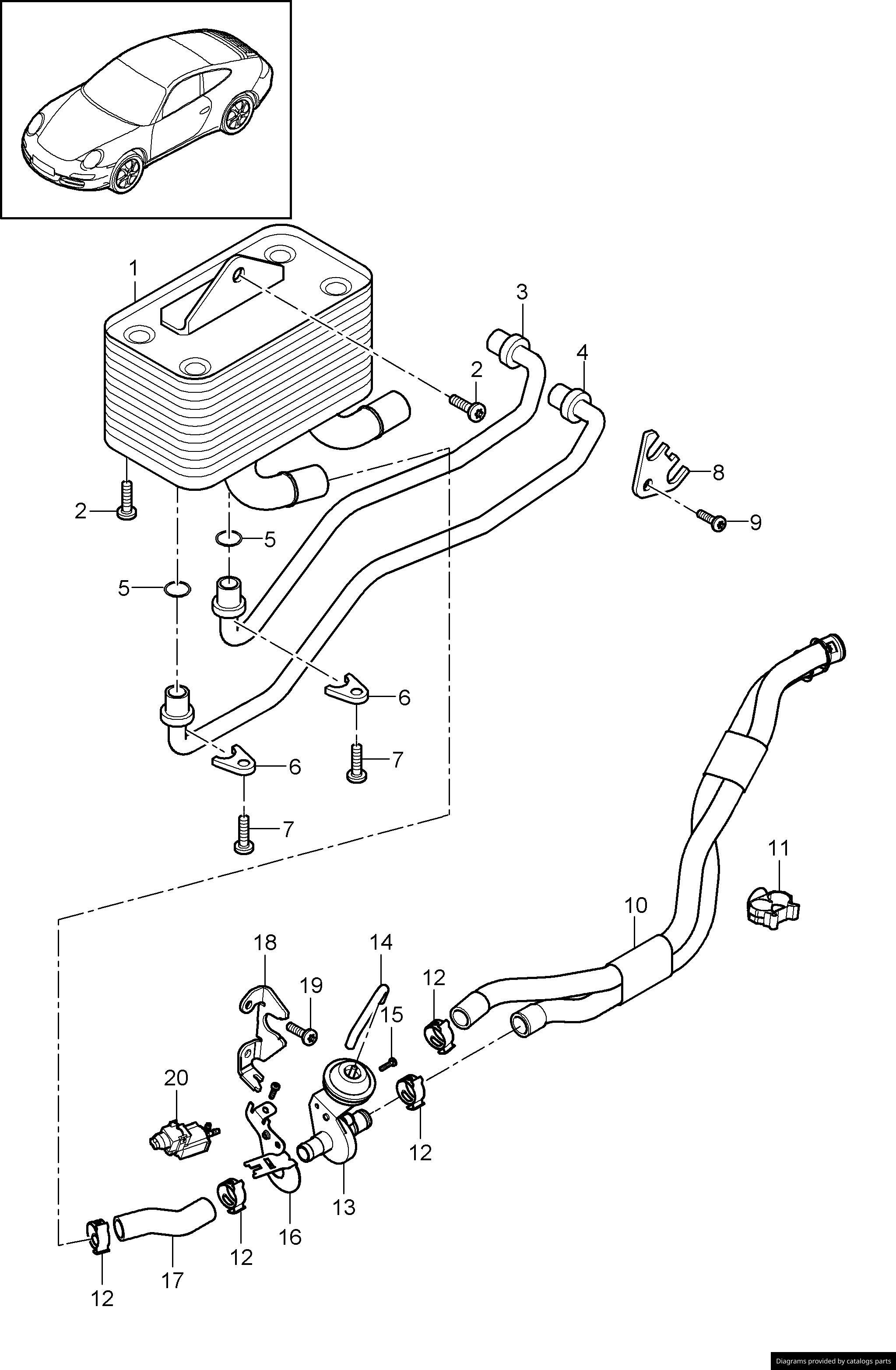 Car part diagram