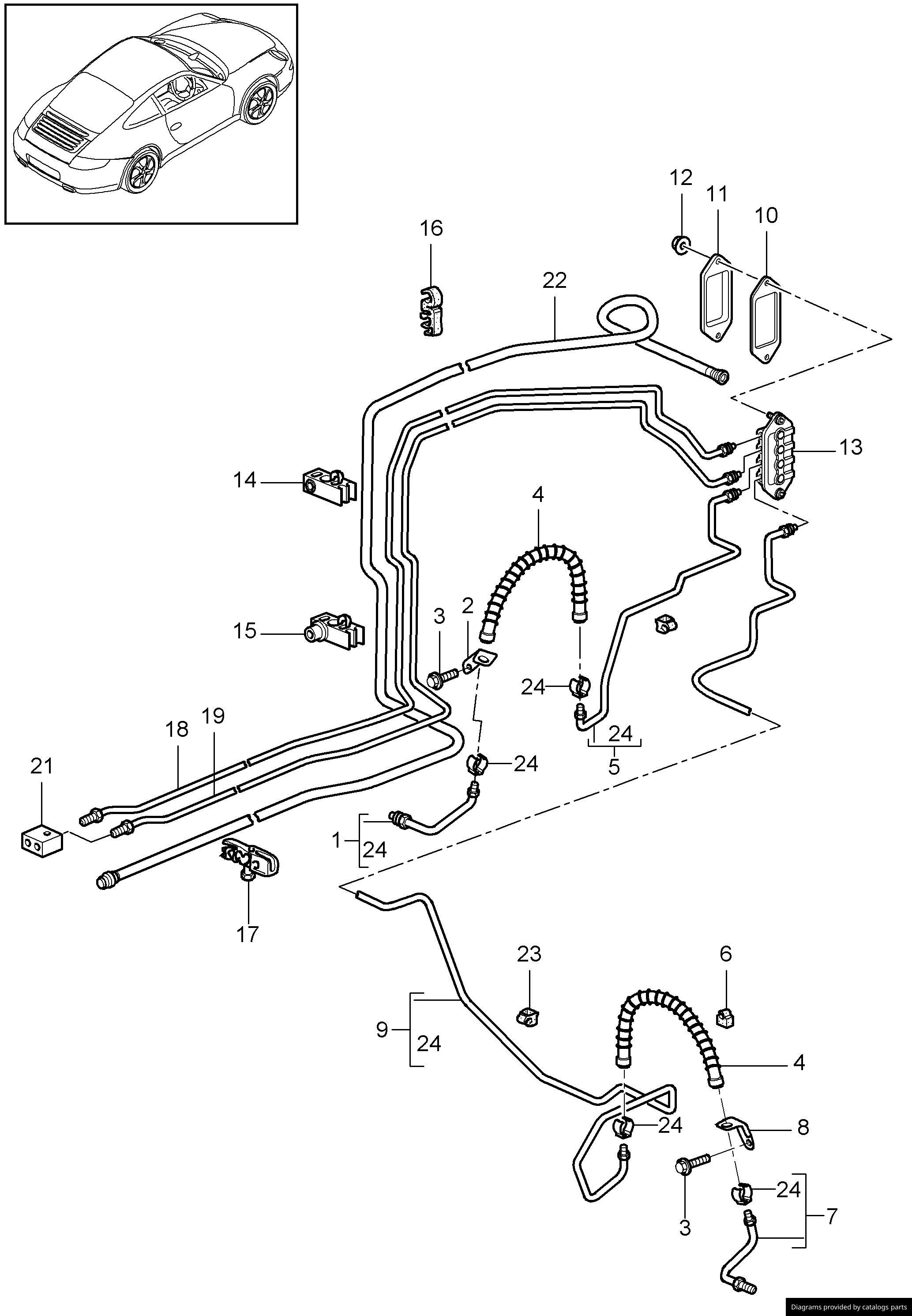 Car part diagram
