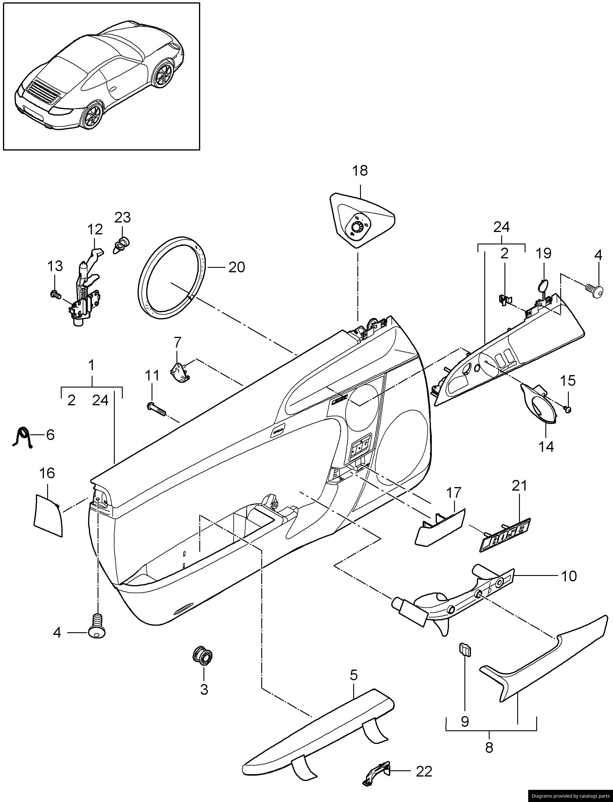 Car part diagram