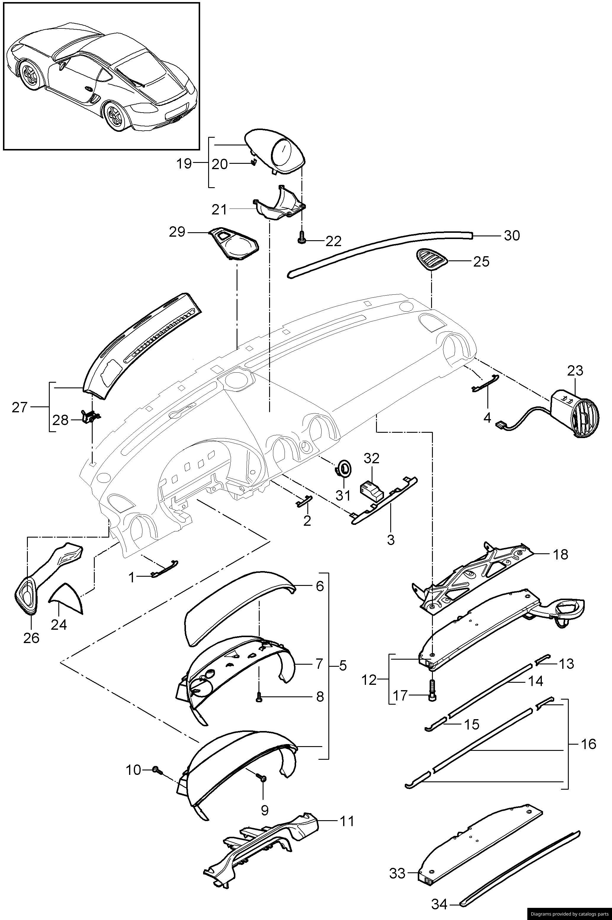 Car part diagram
