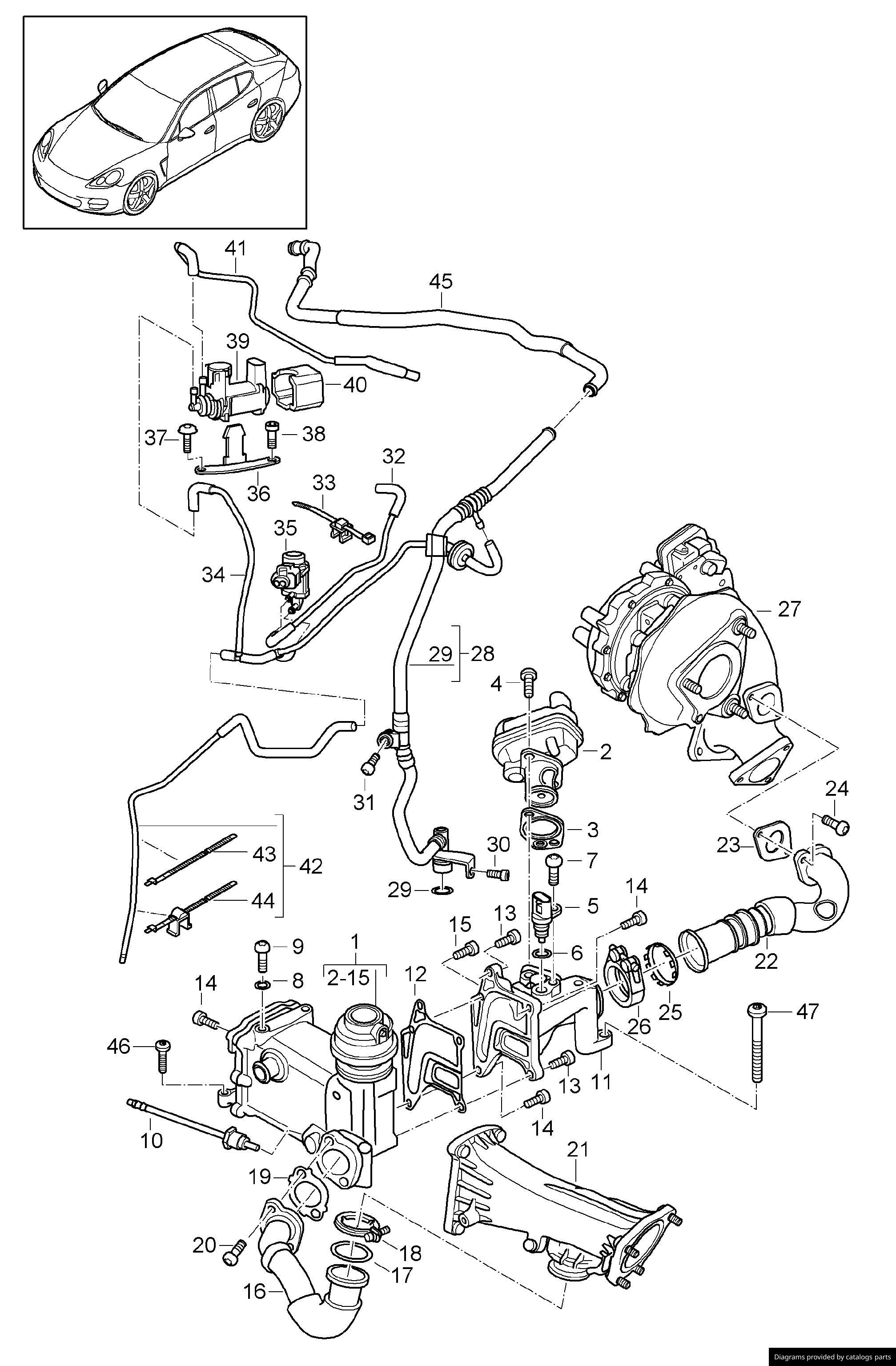Car part diagram