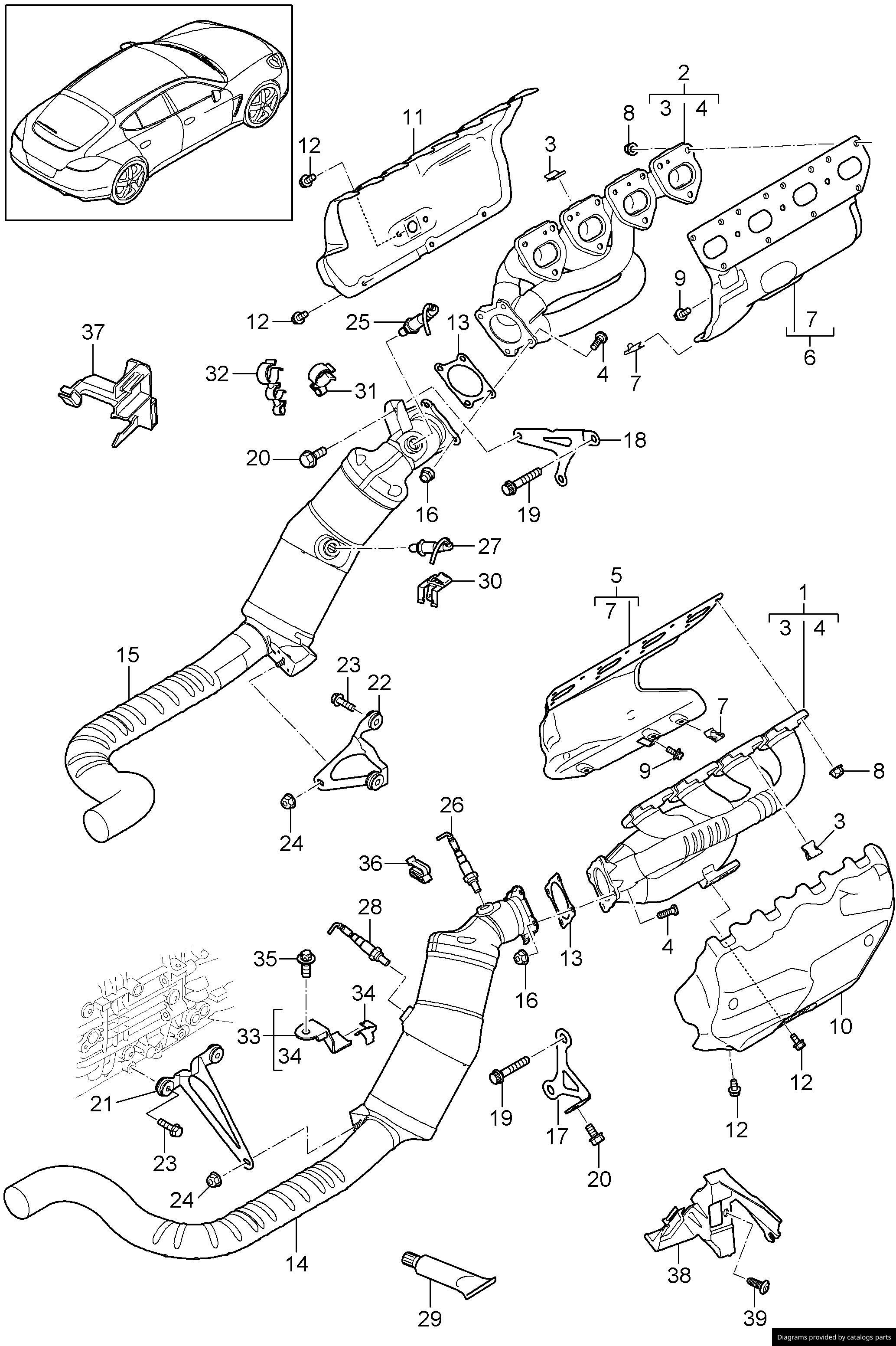 Car part diagram