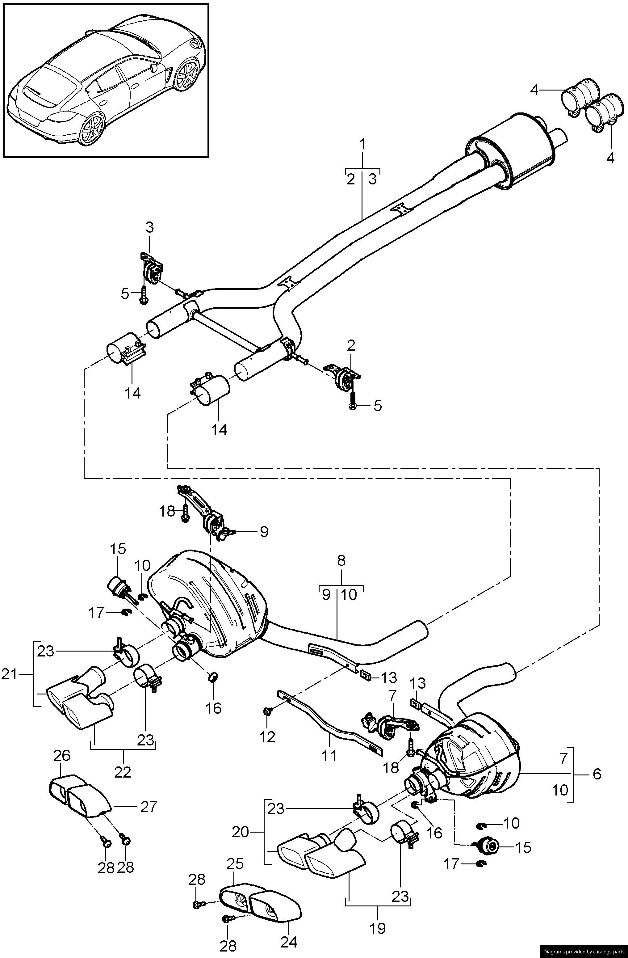 Car part diagram