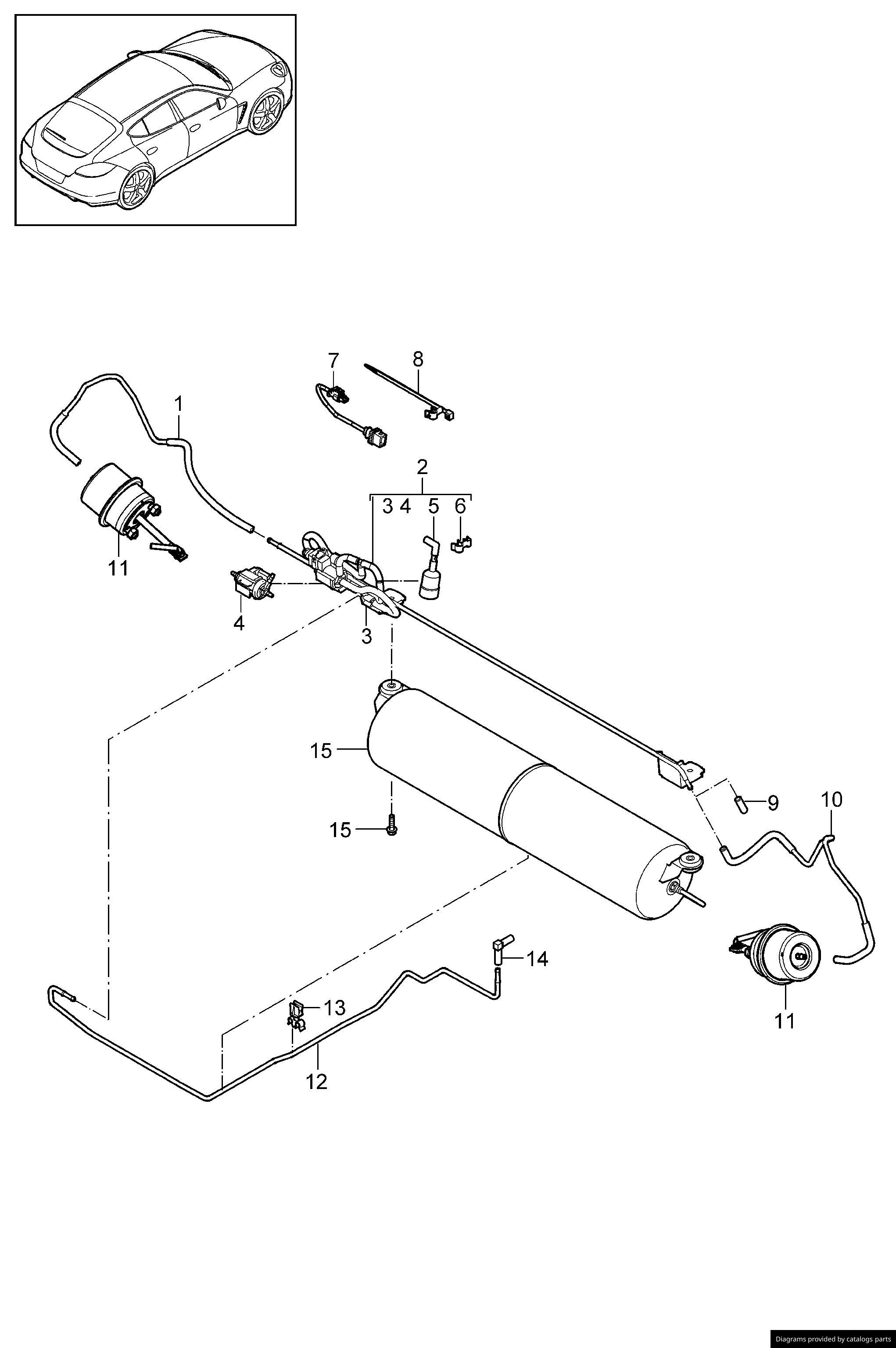 Car part diagram