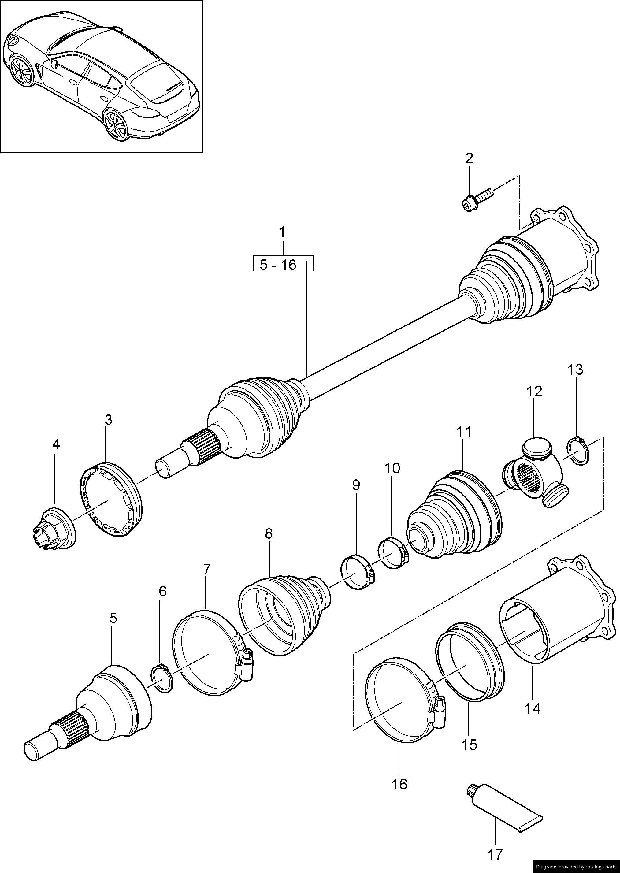 Car part diagram
