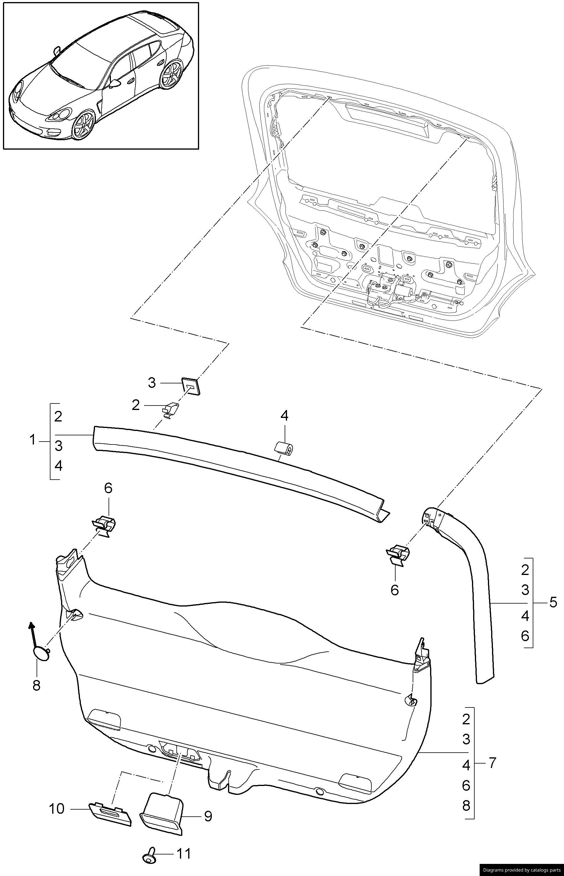 Car part diagram