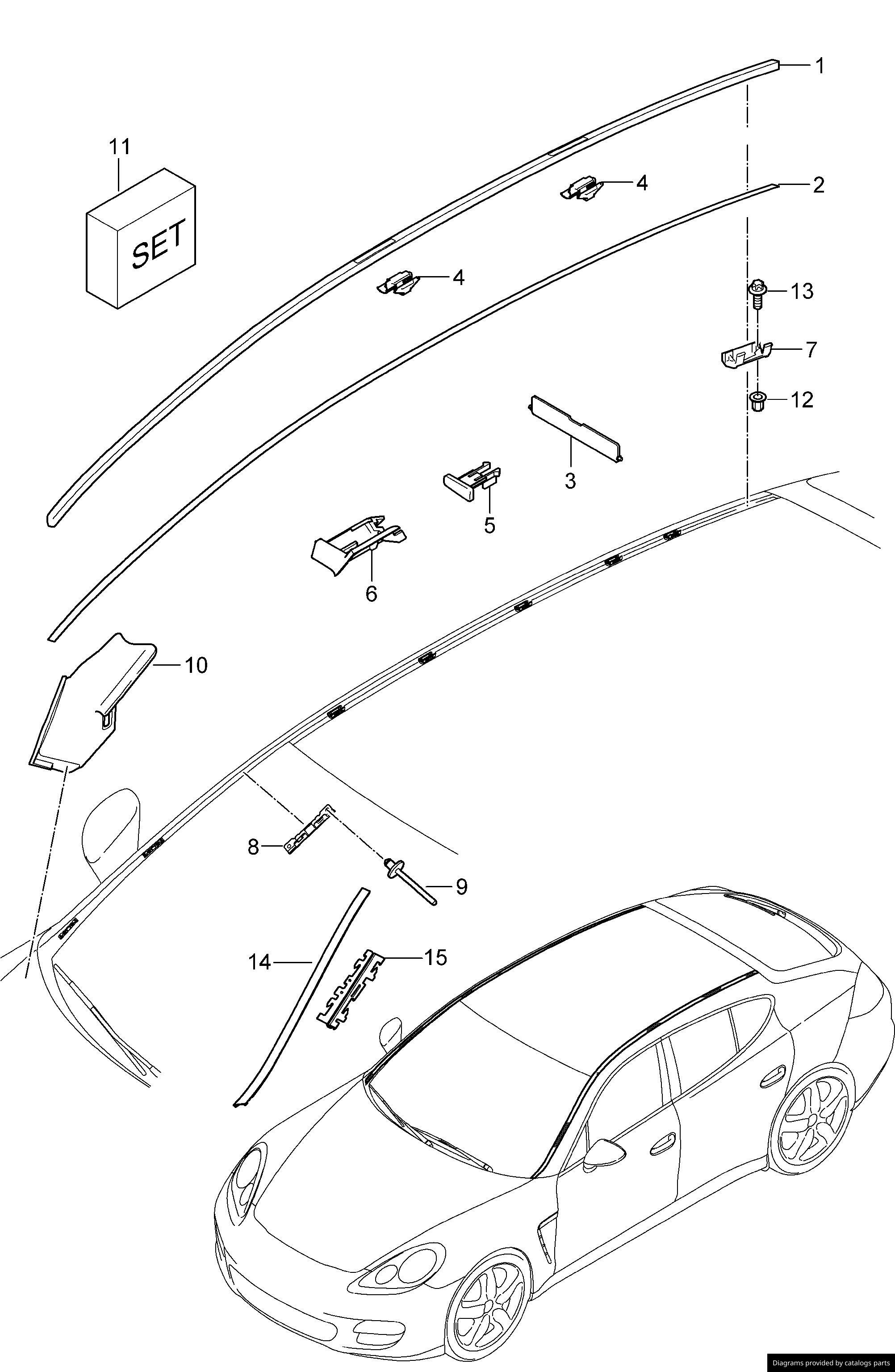 Car part diagram