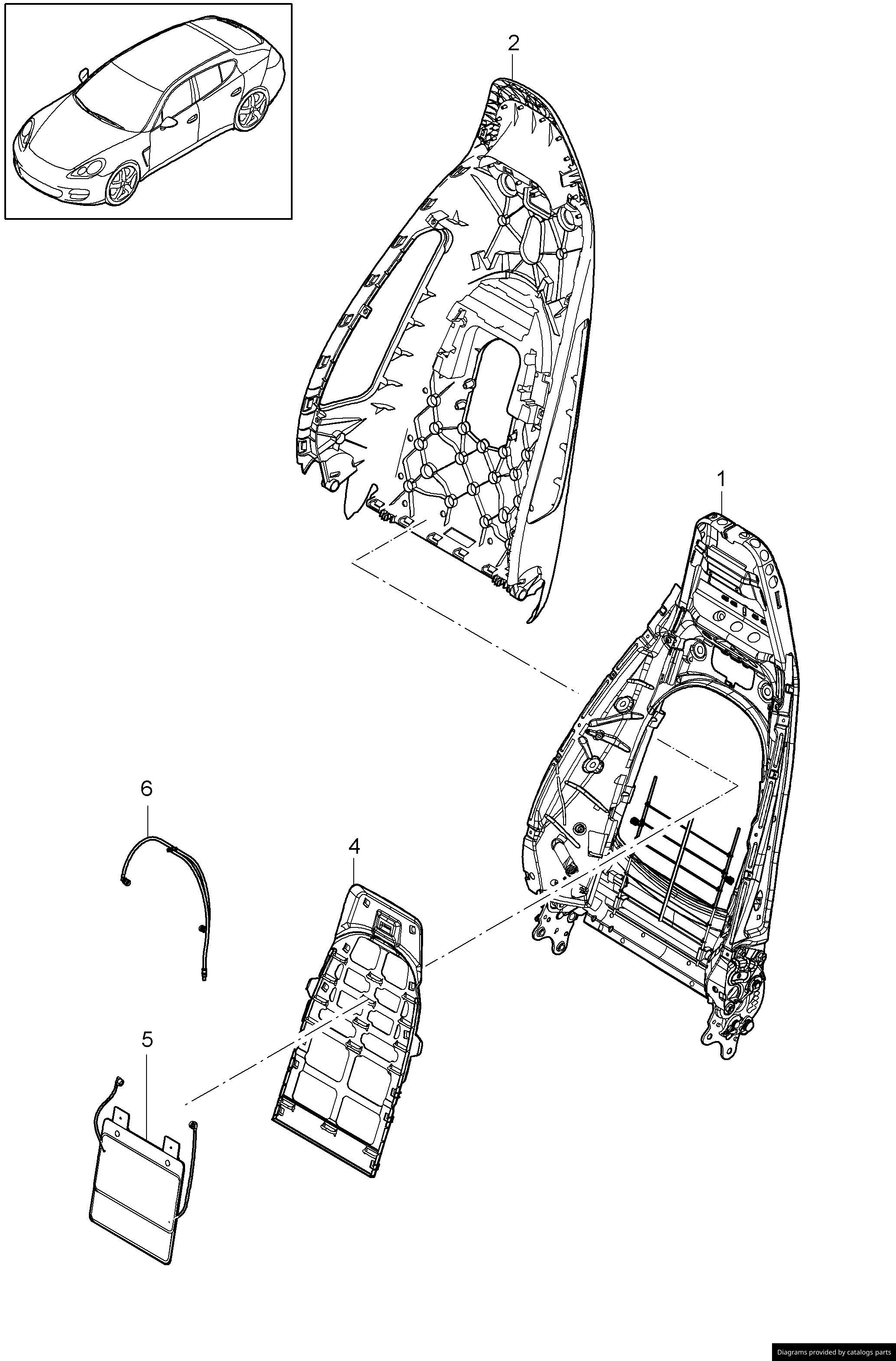 Car part diagram