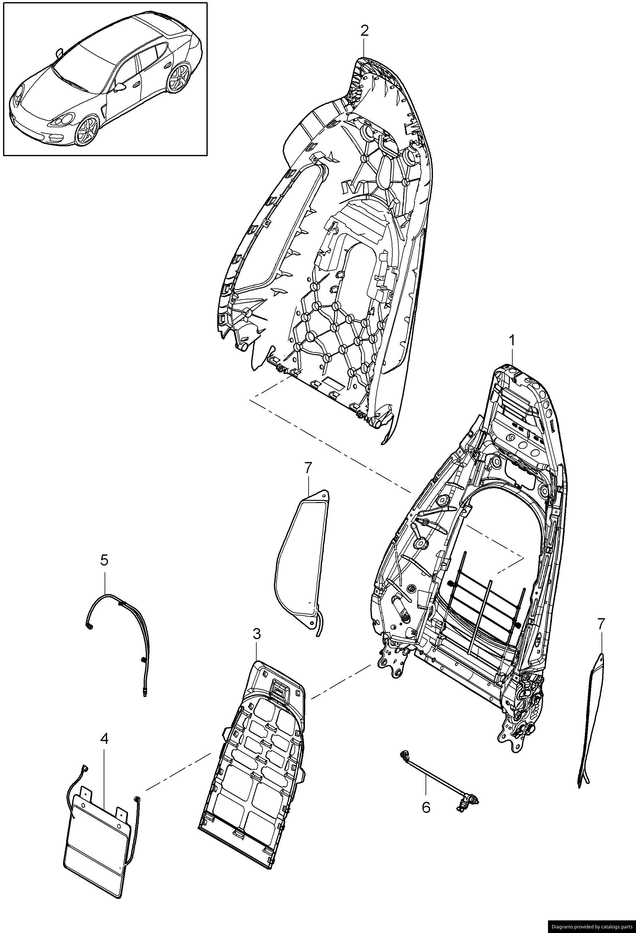 Car part diagram