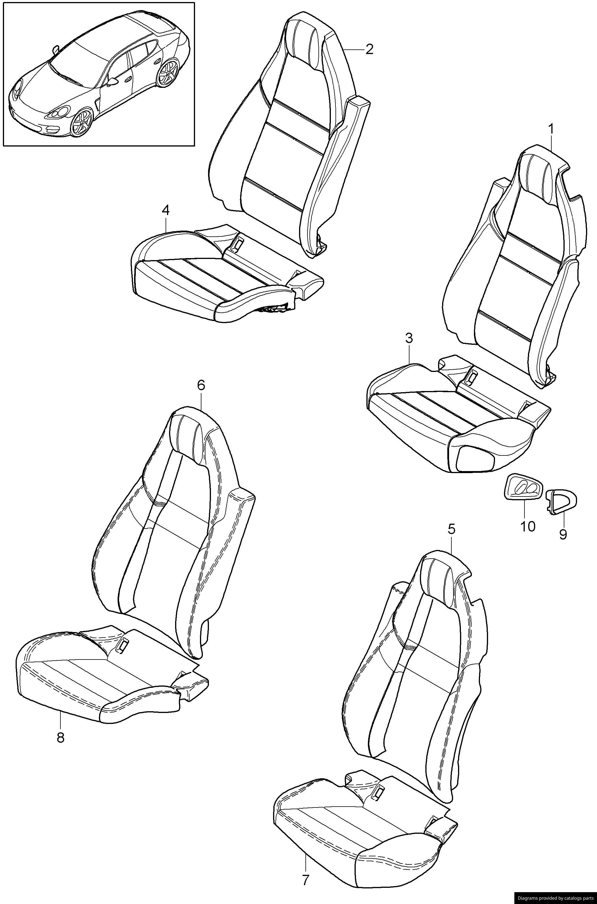 Car part diagram