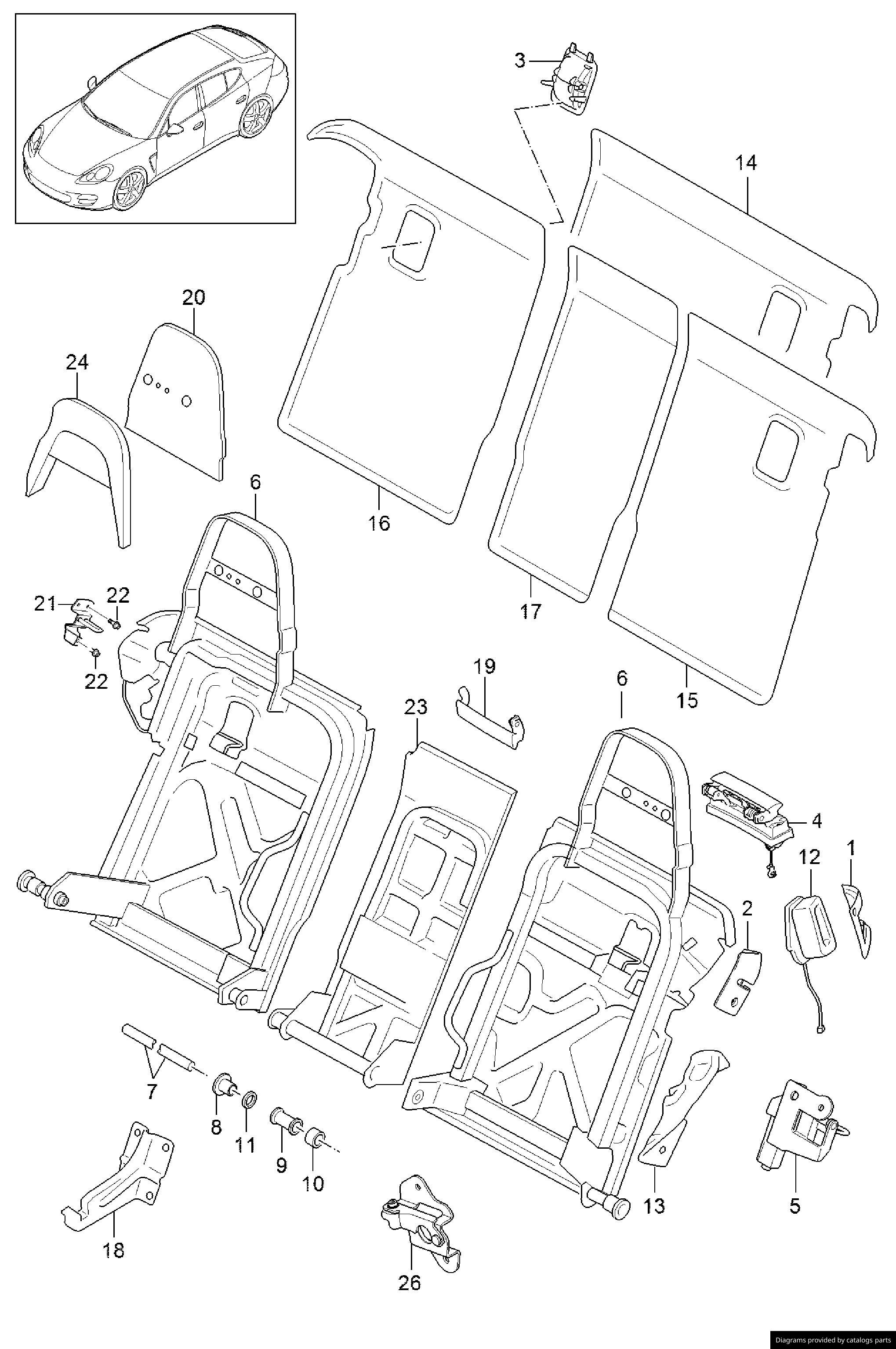 Car part diagram