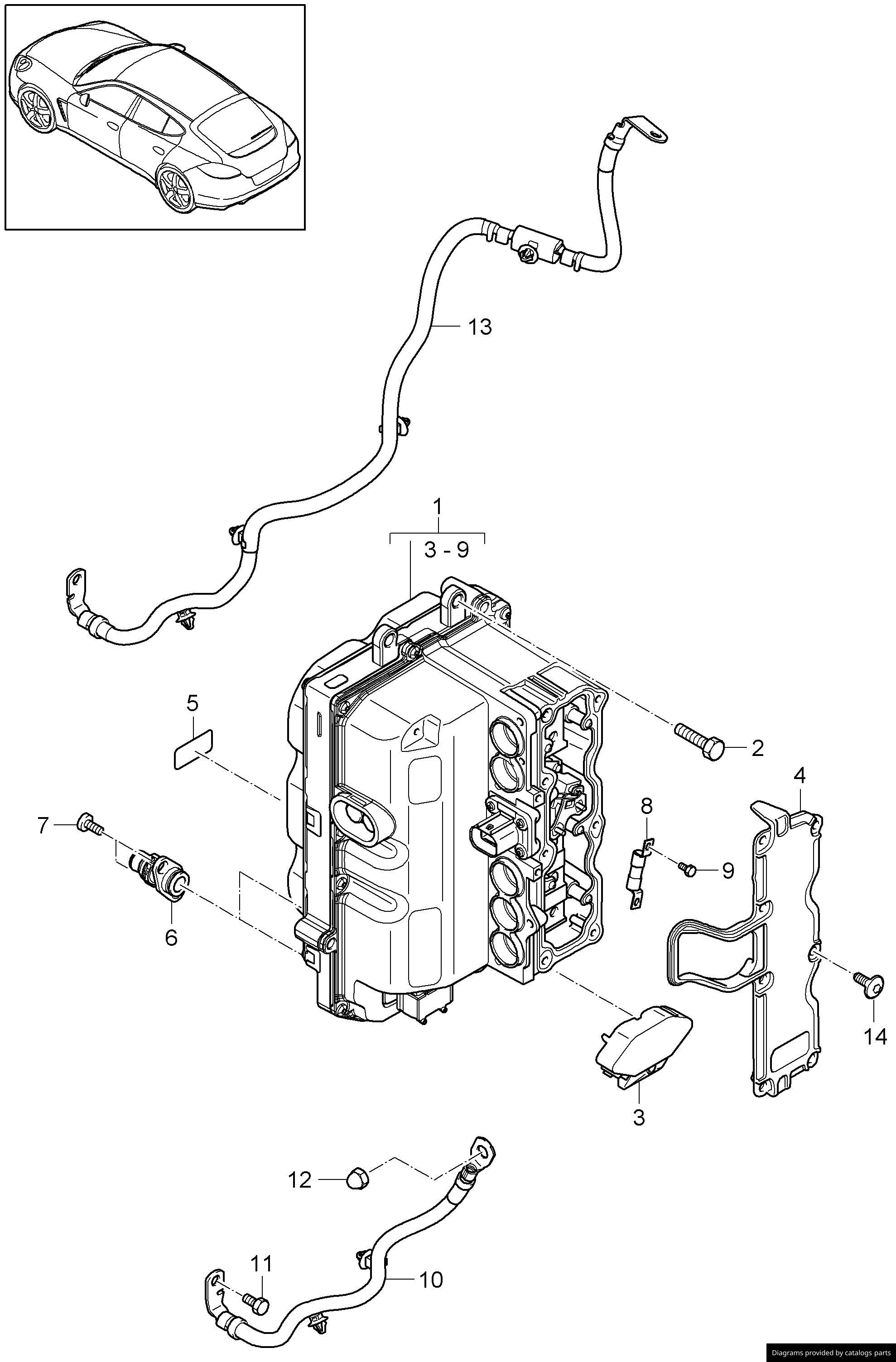 Car part diagram