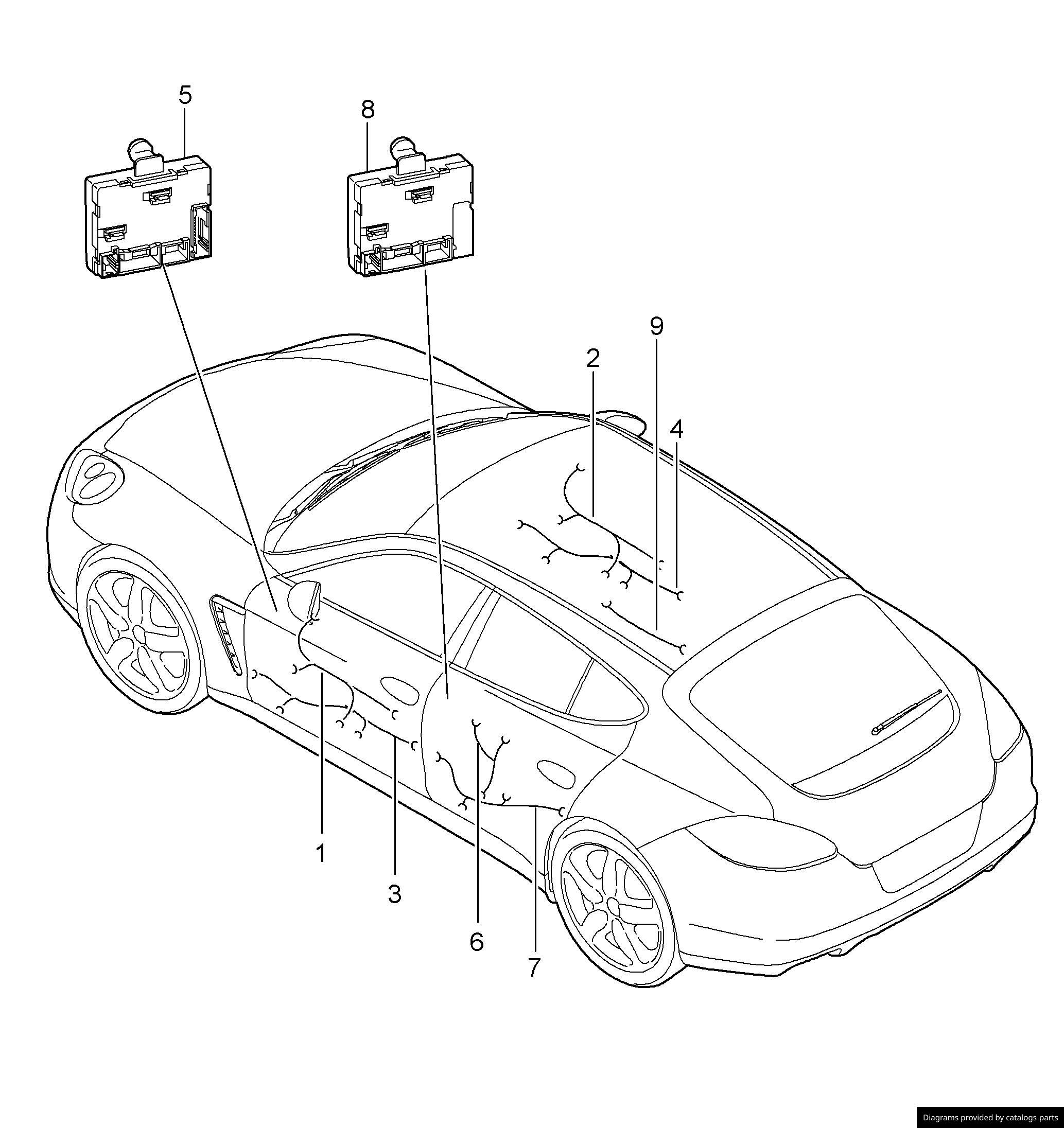 Car part diagram
