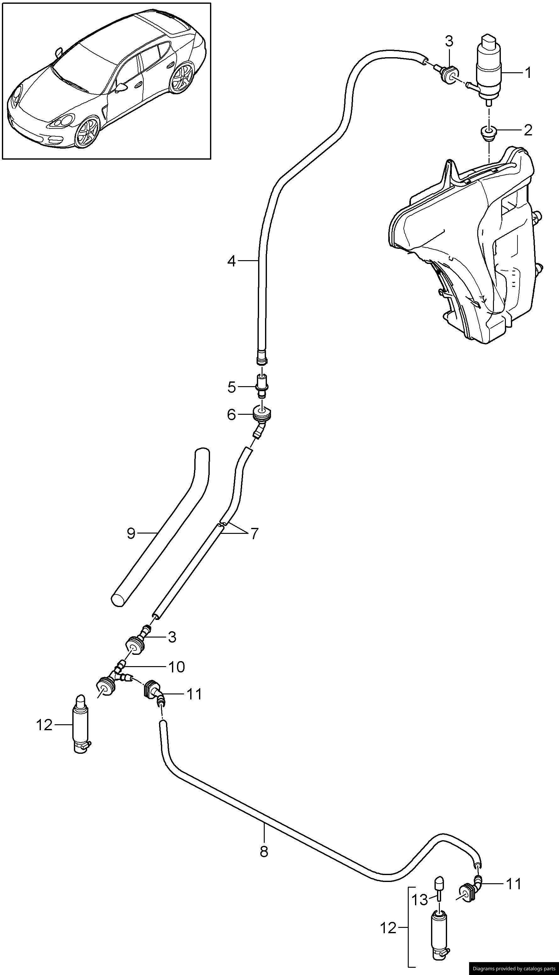 Car part diagram
