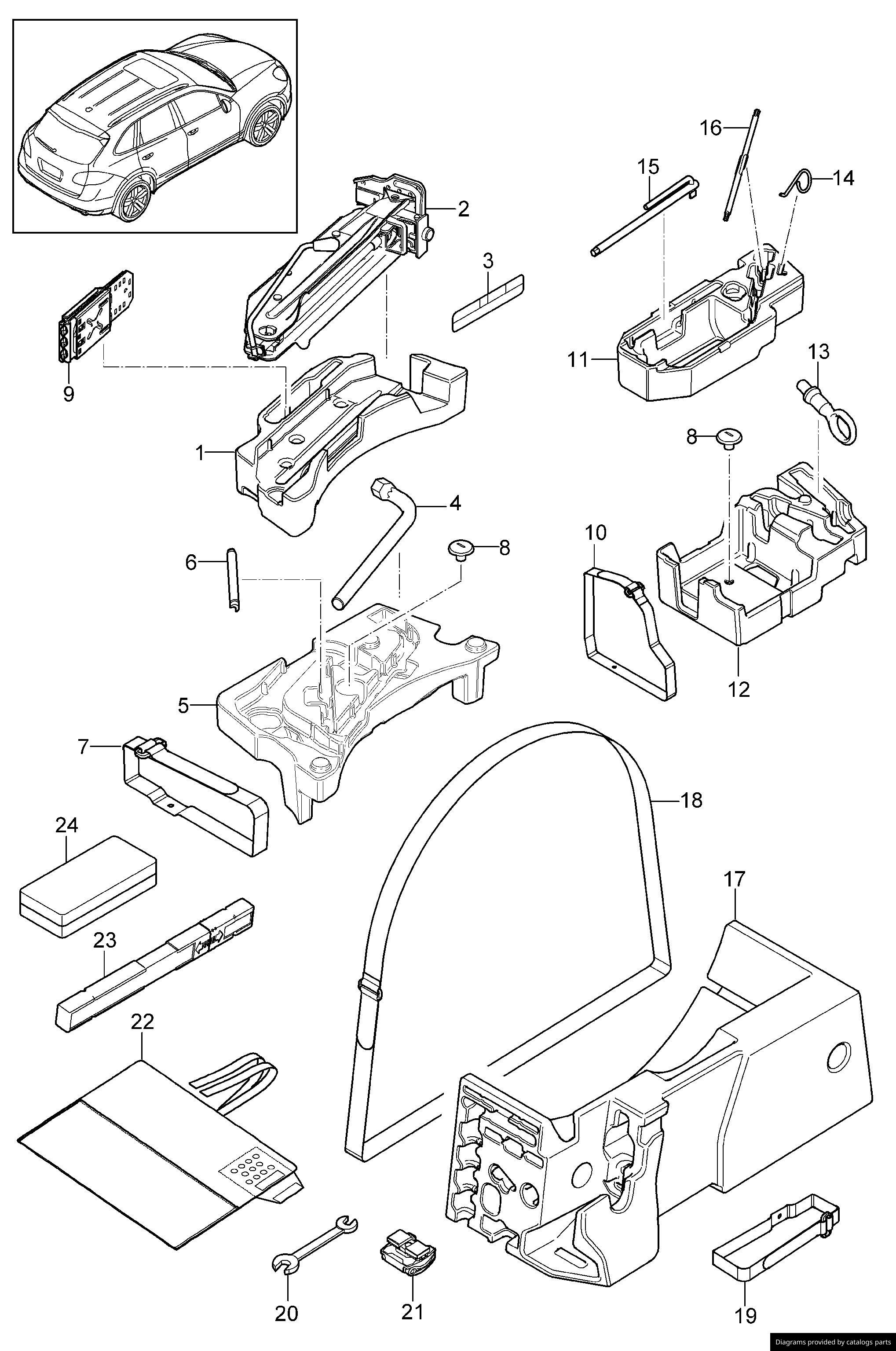Car part diagram