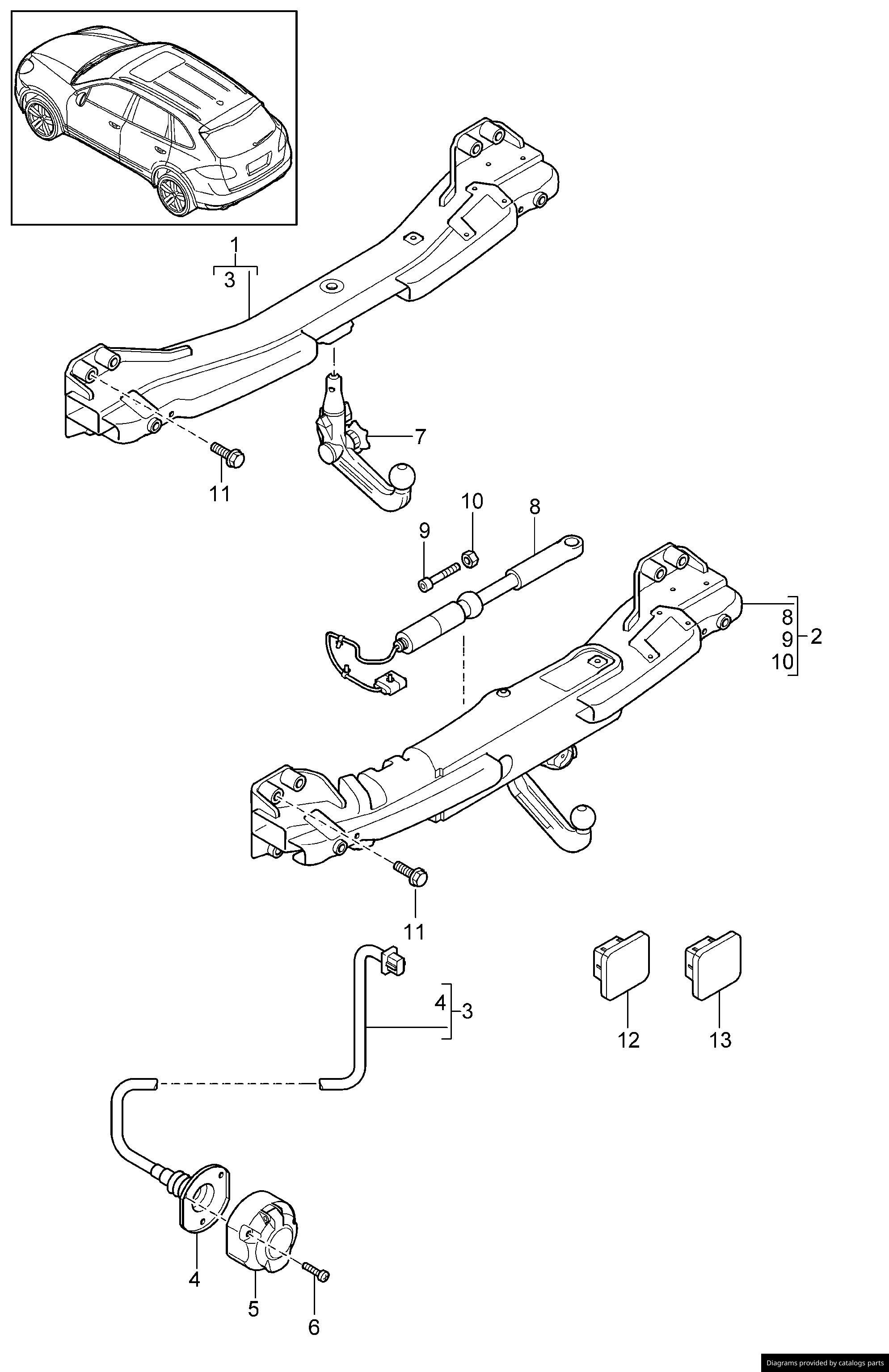 Car part diagram