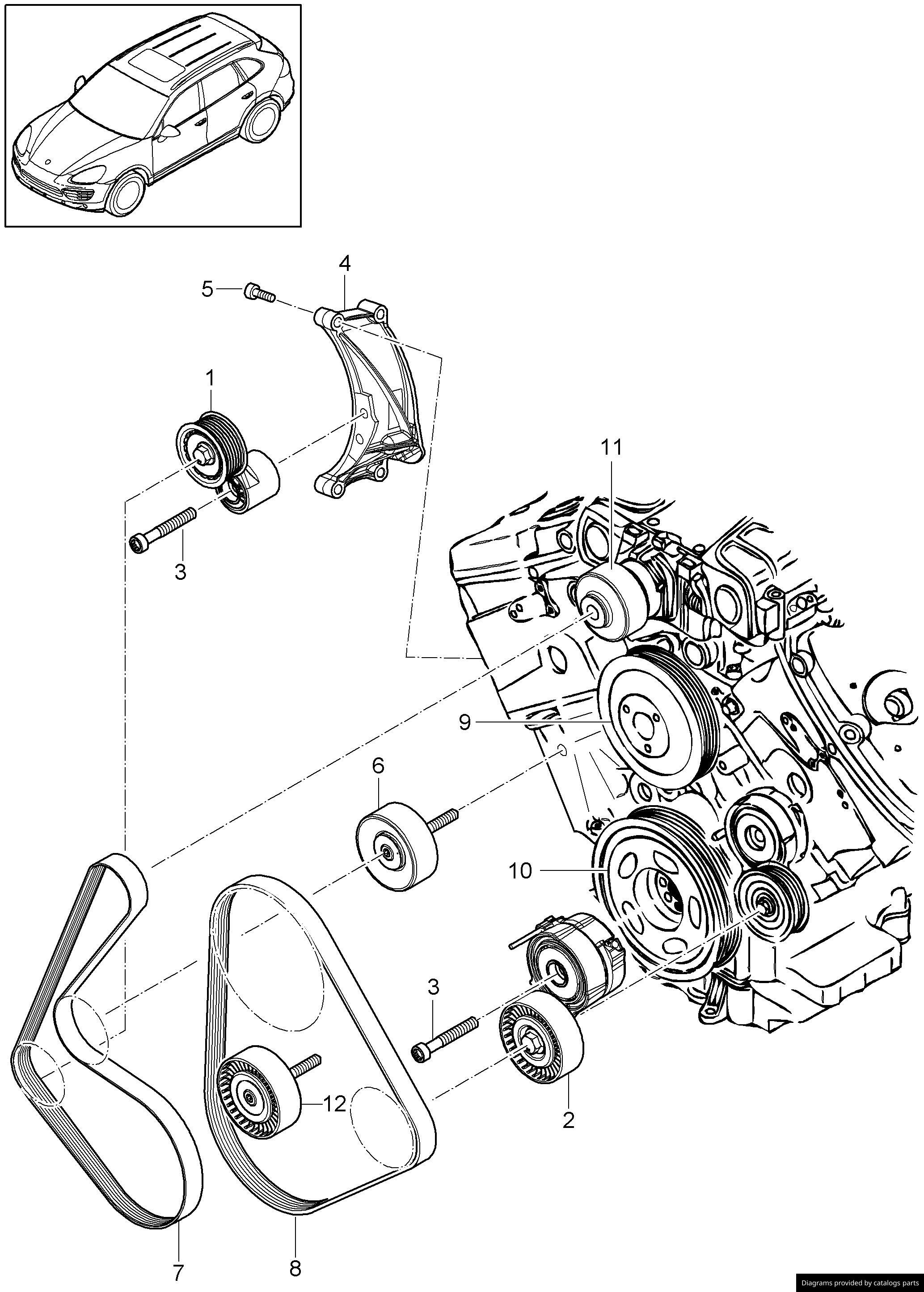 Car part diagram