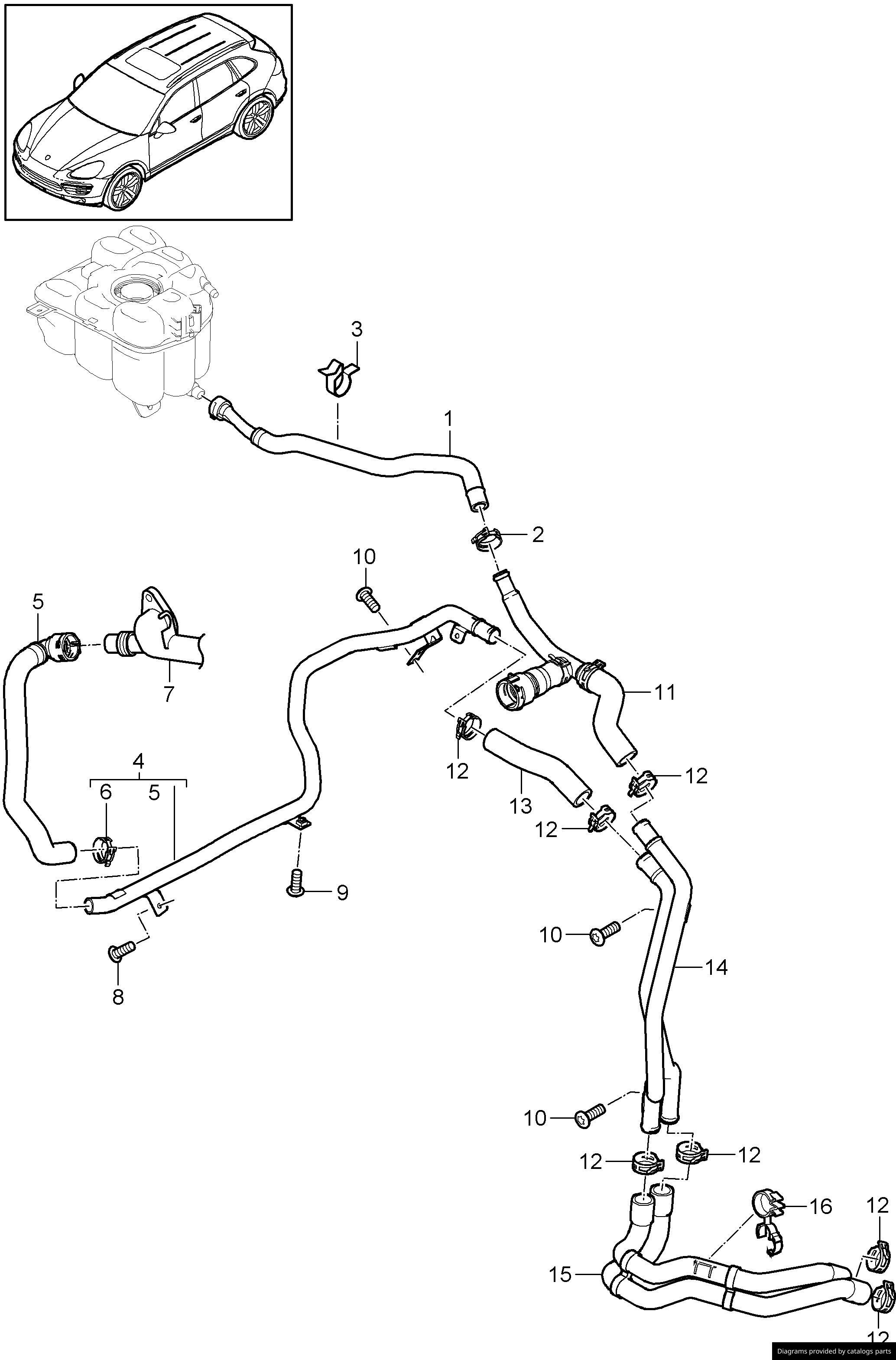 Car part diagram