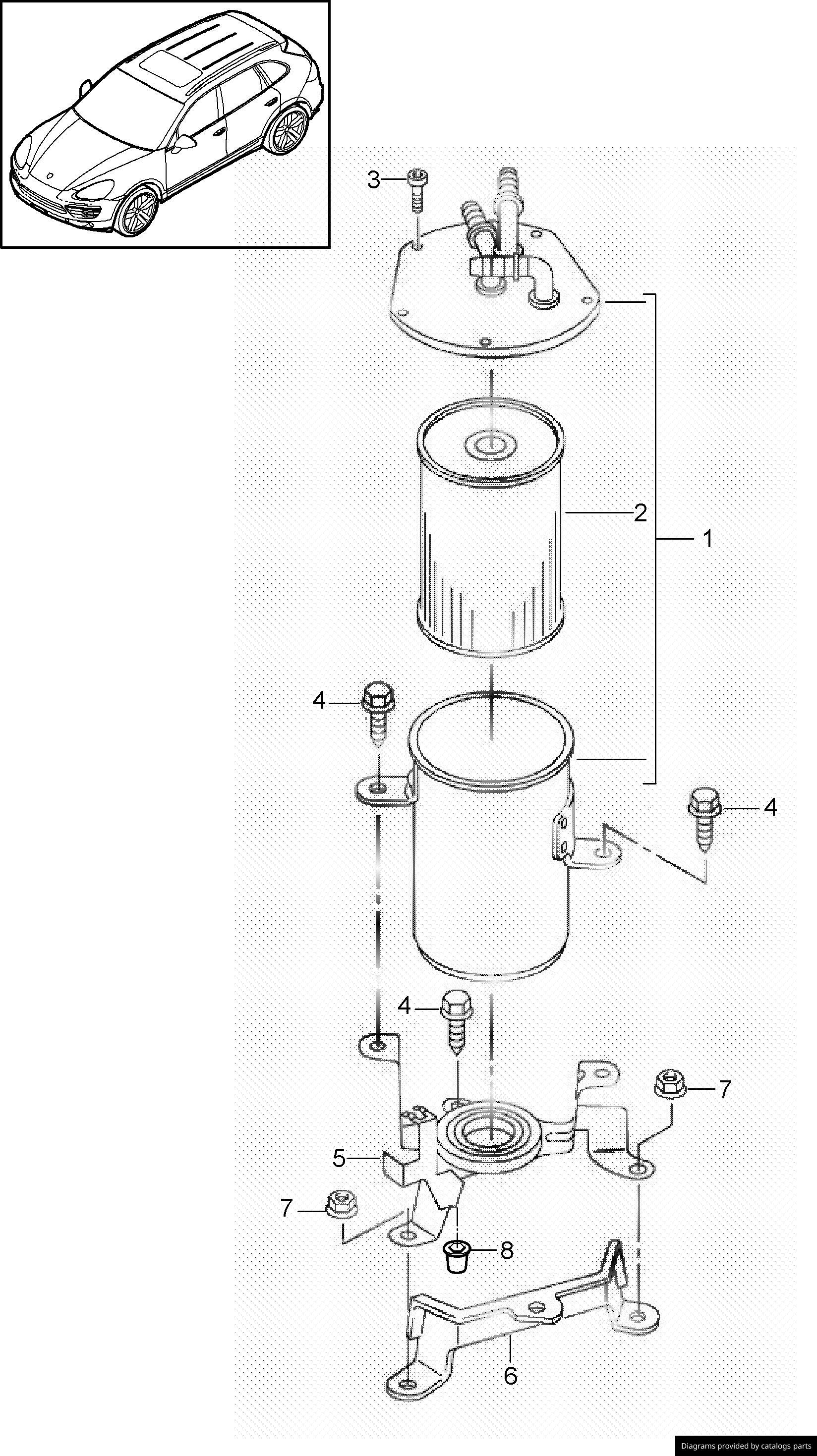 Car part diagram