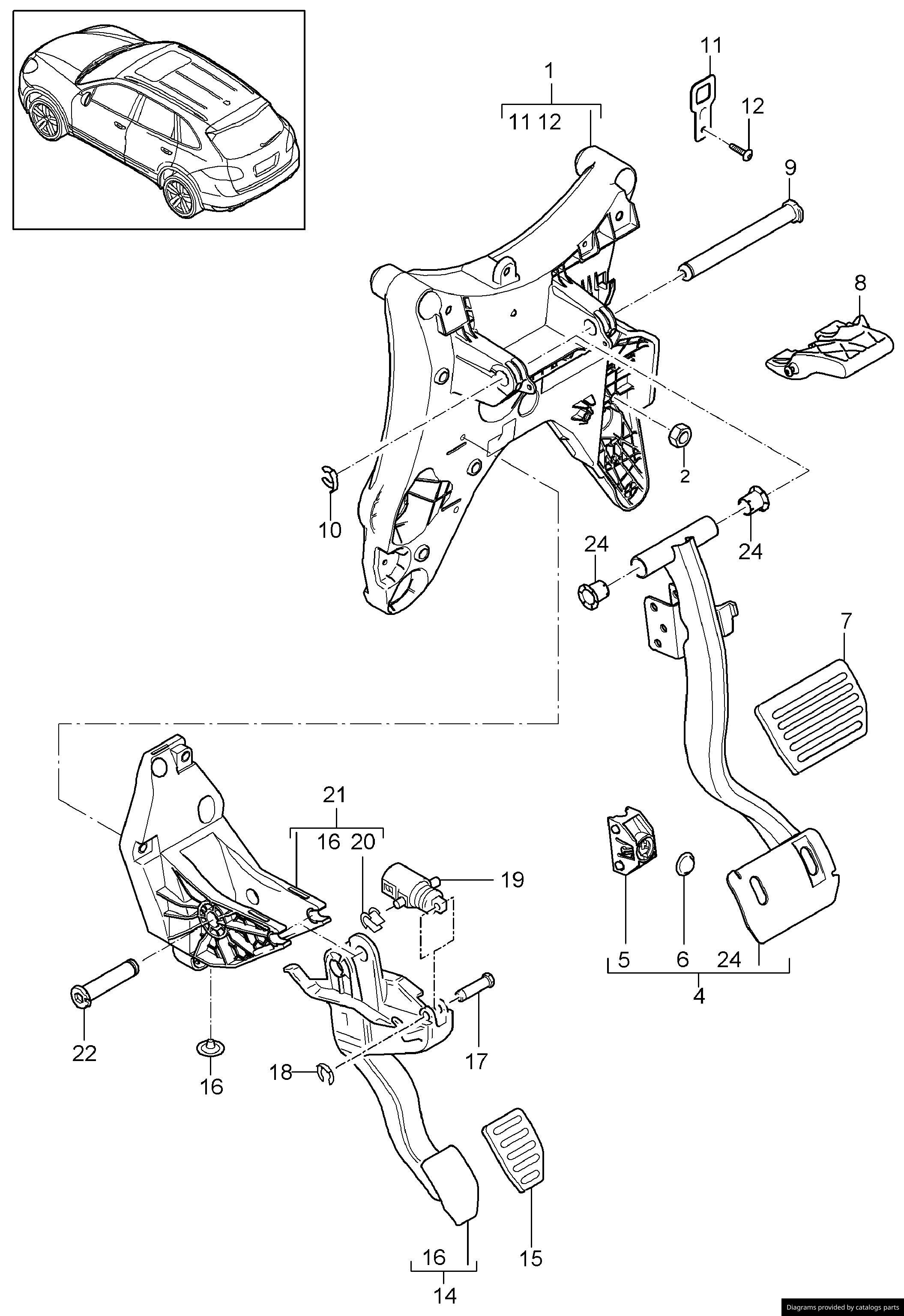 Car part diagram
