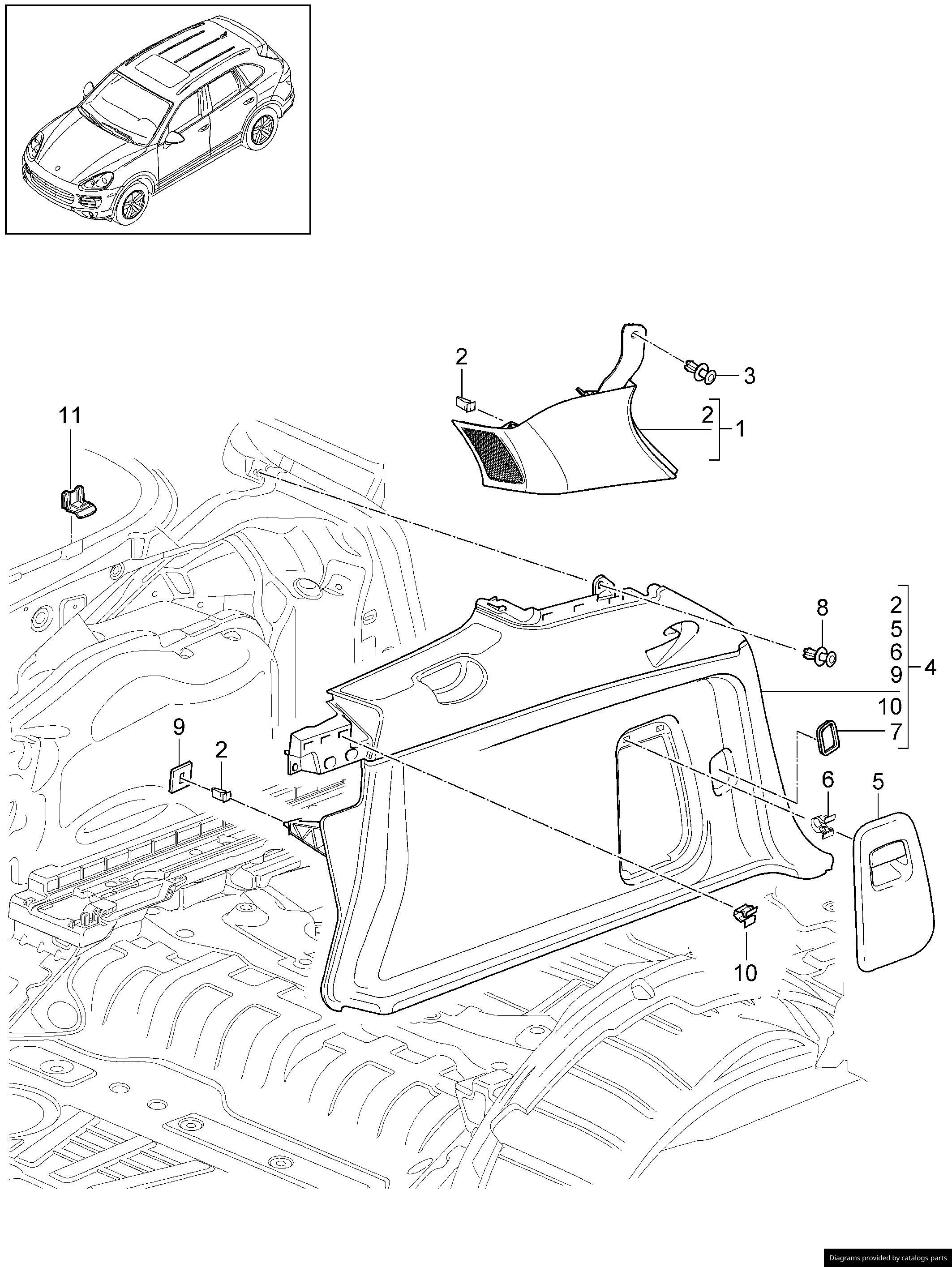 Car part diagram