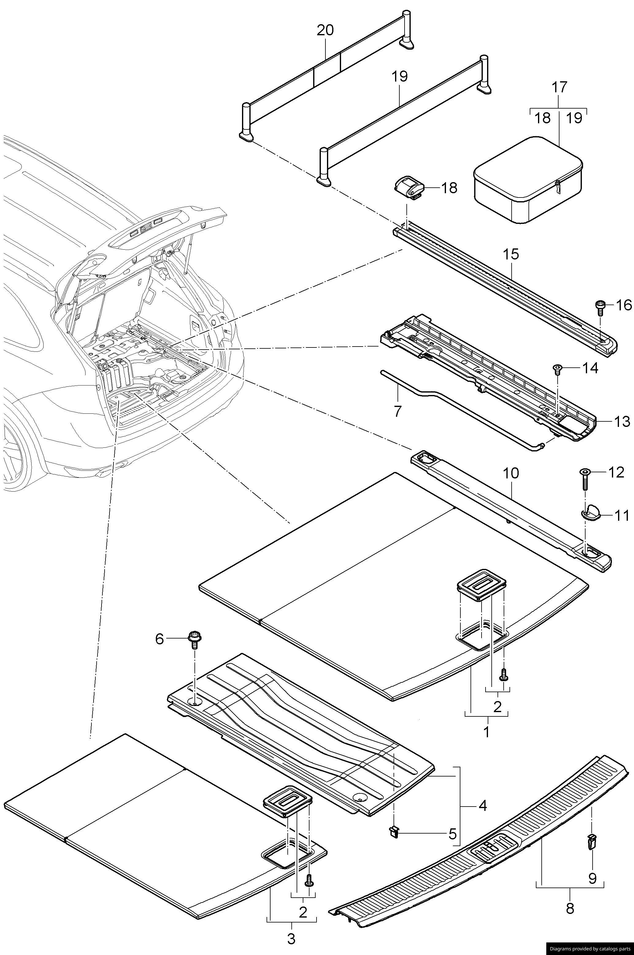 Car part diagram
