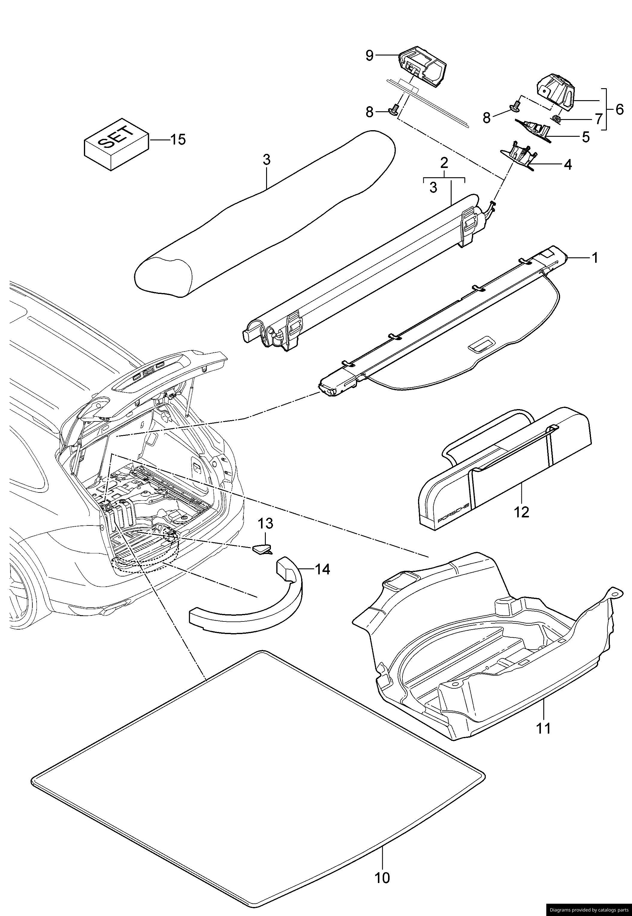 Car part diagram