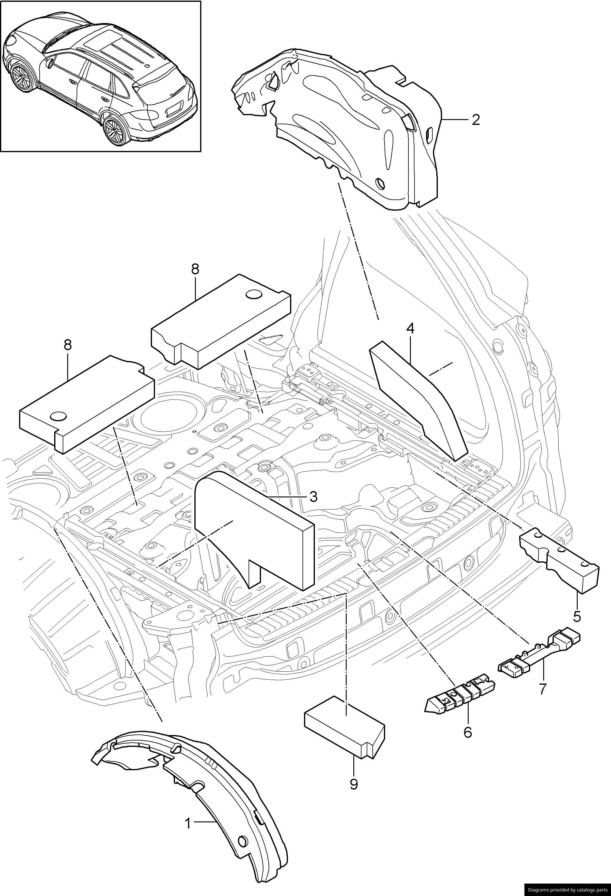 Car part diagram