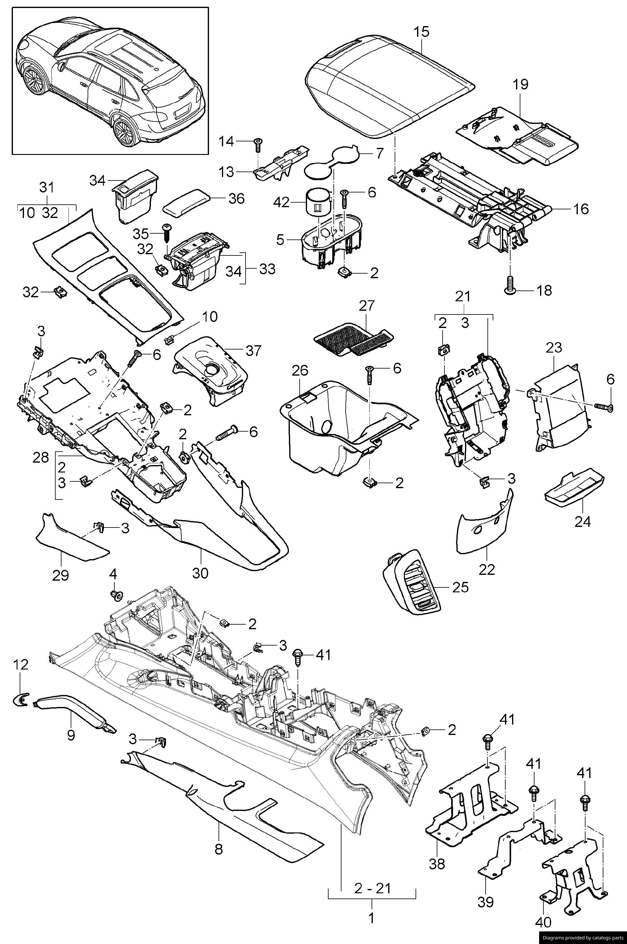 Car part diagram