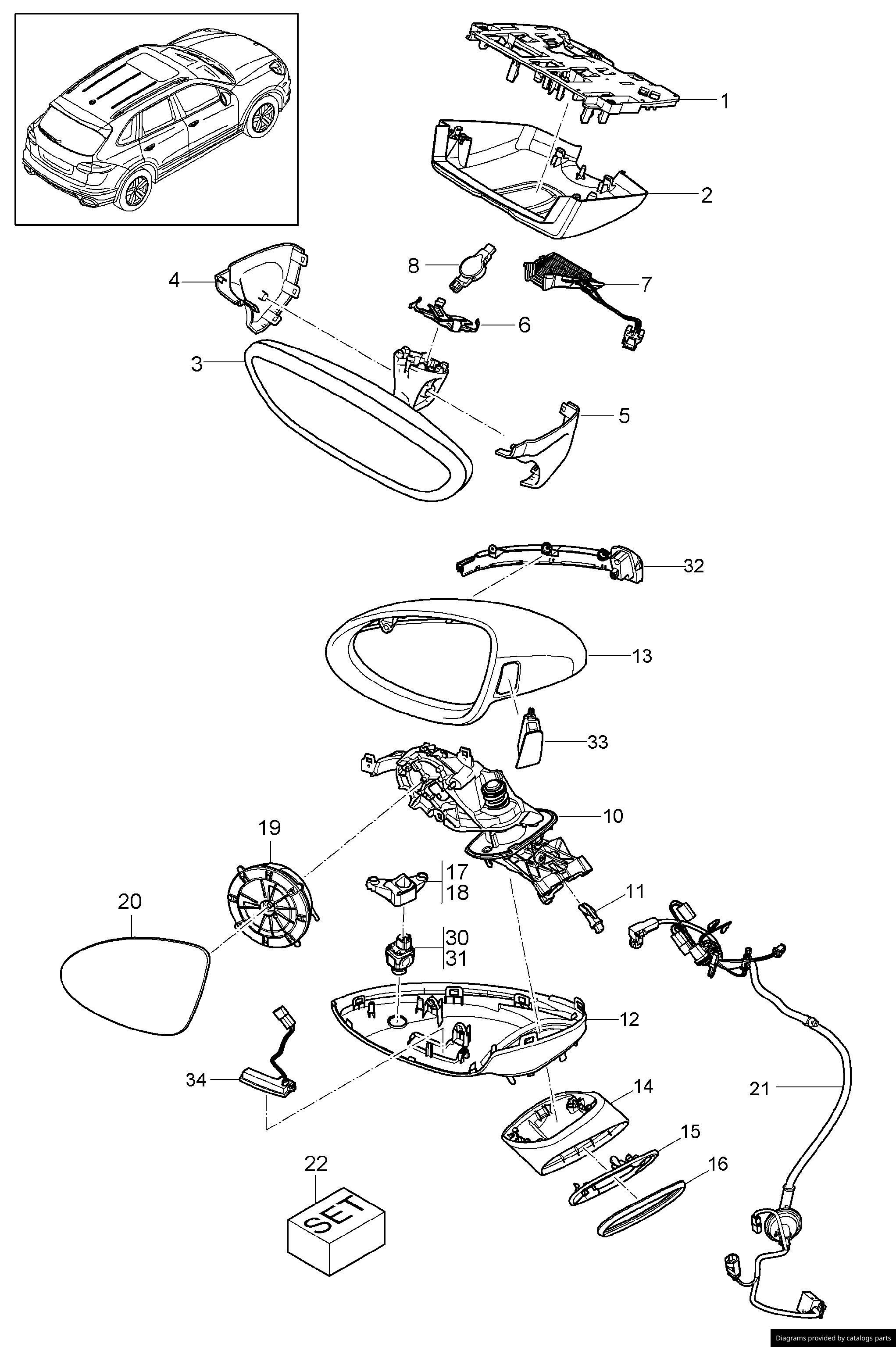 Car part diagram