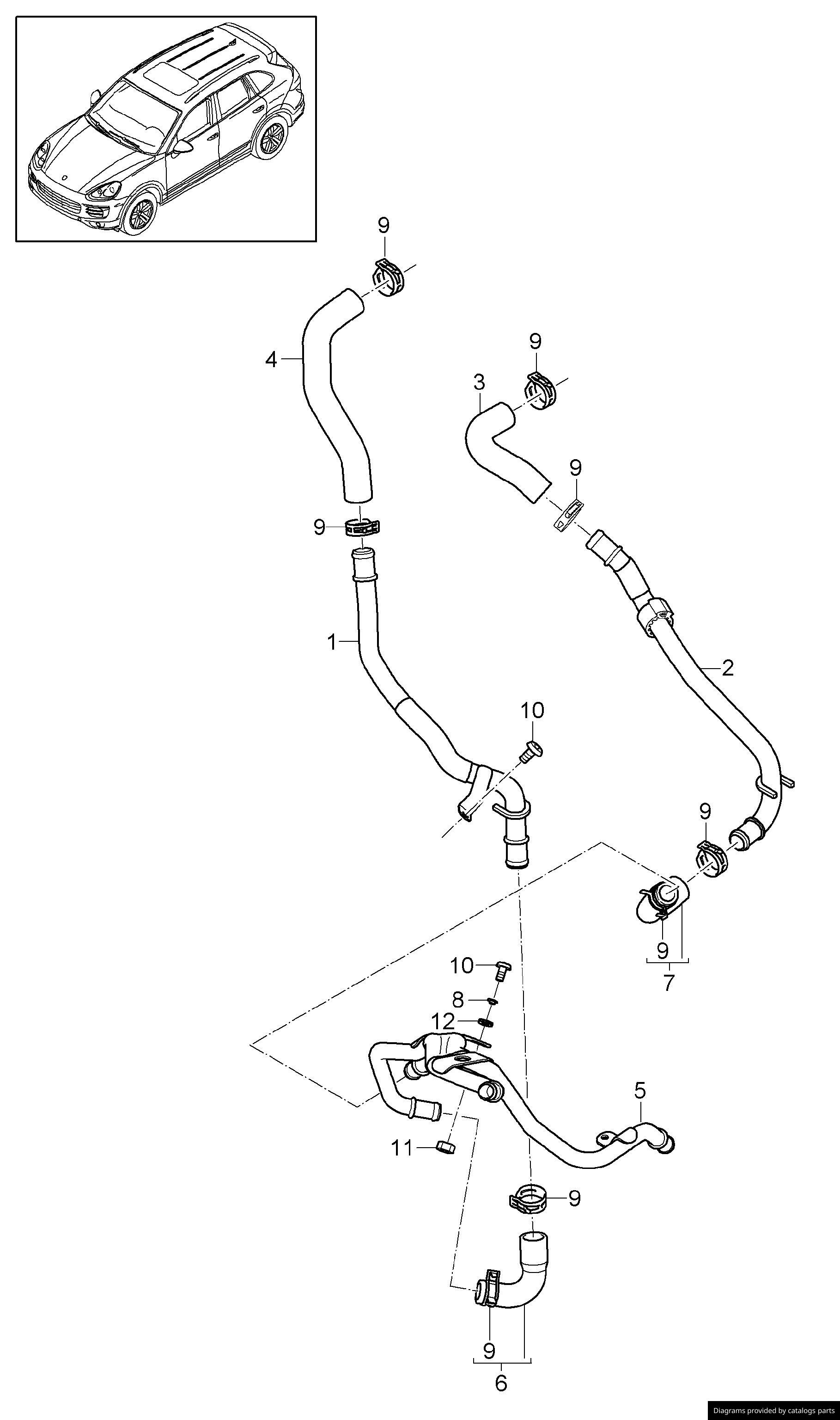 Car part diagram