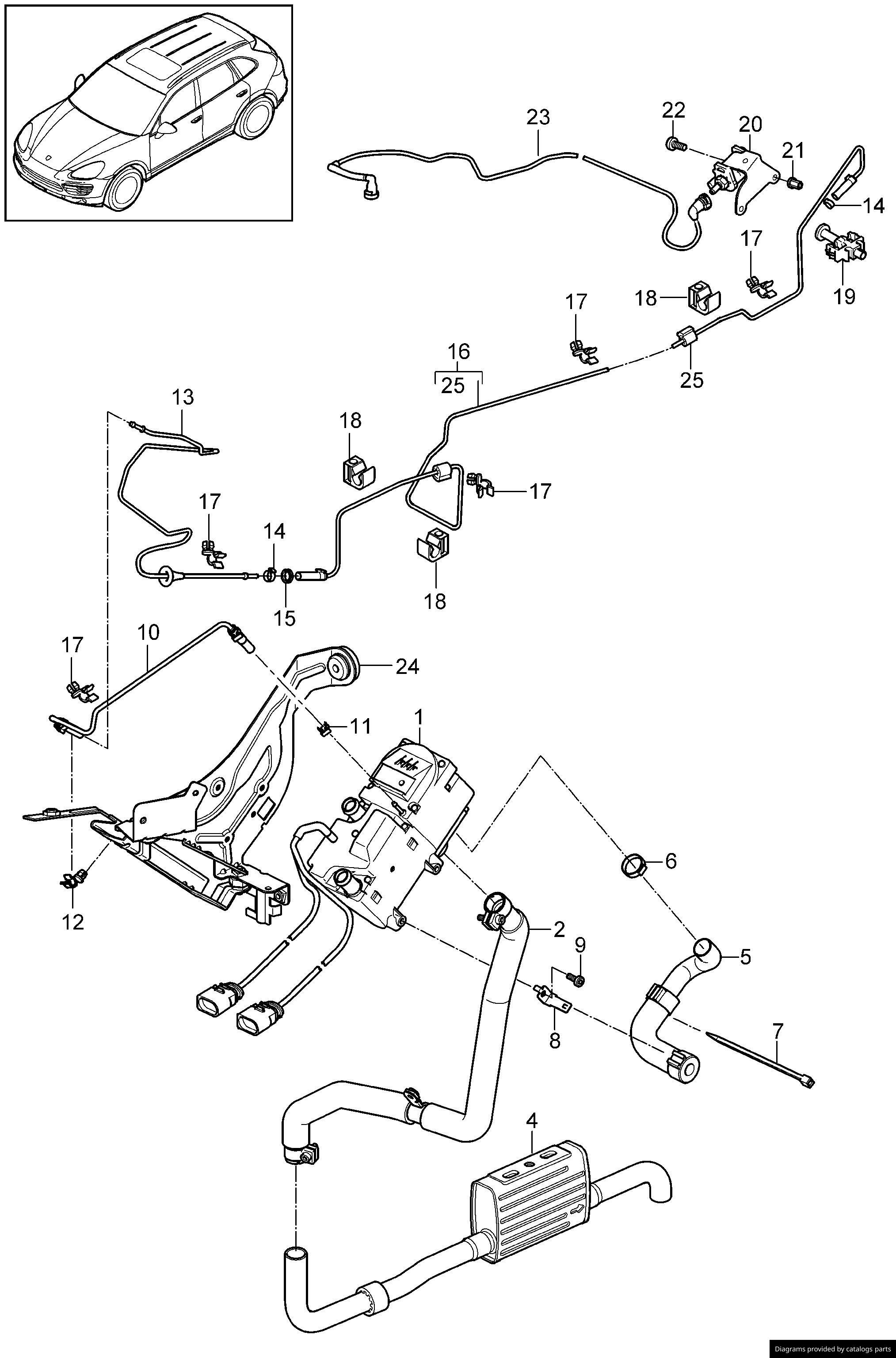 Car part diagram