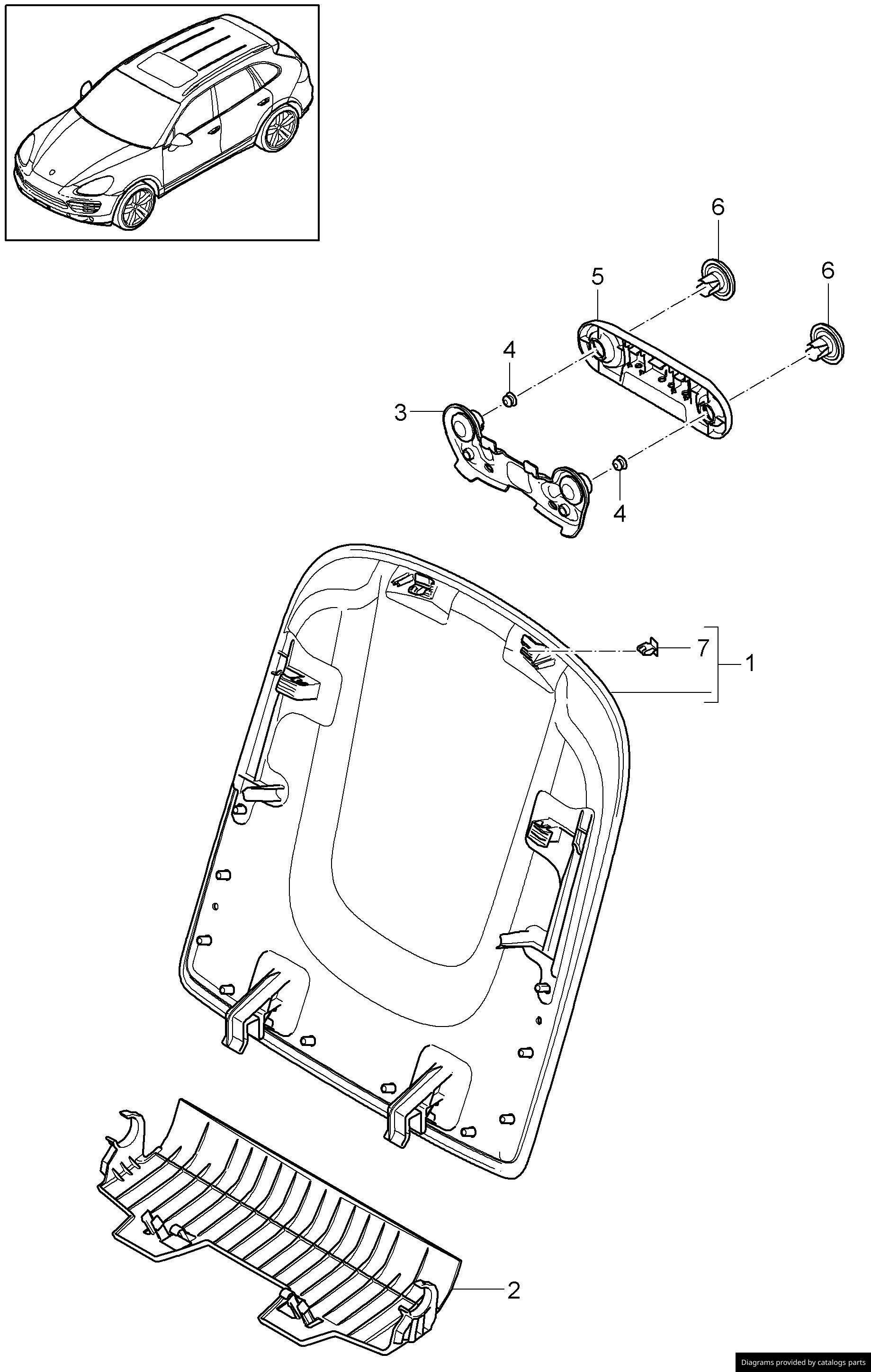 Car part diagram