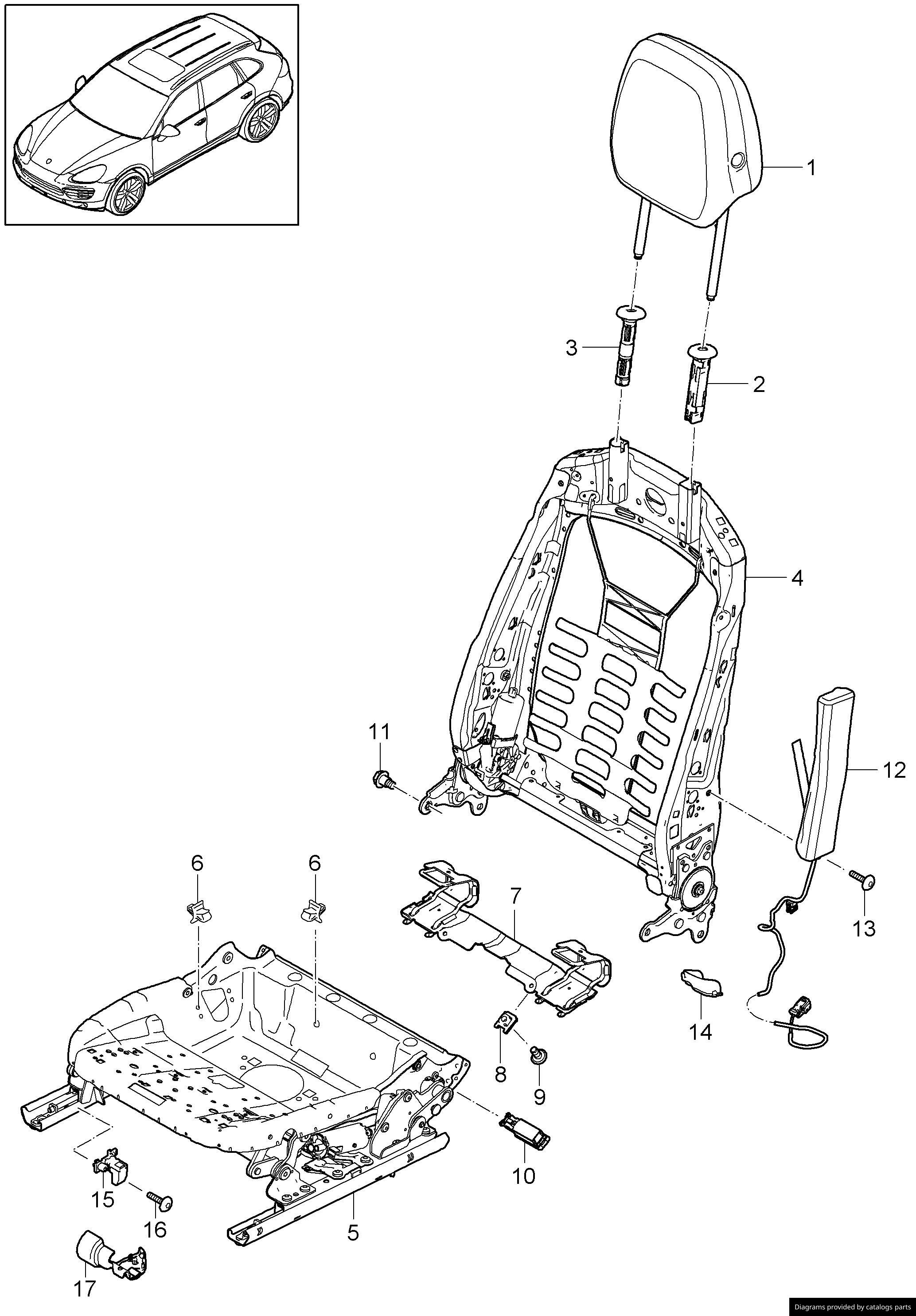Car part diagram