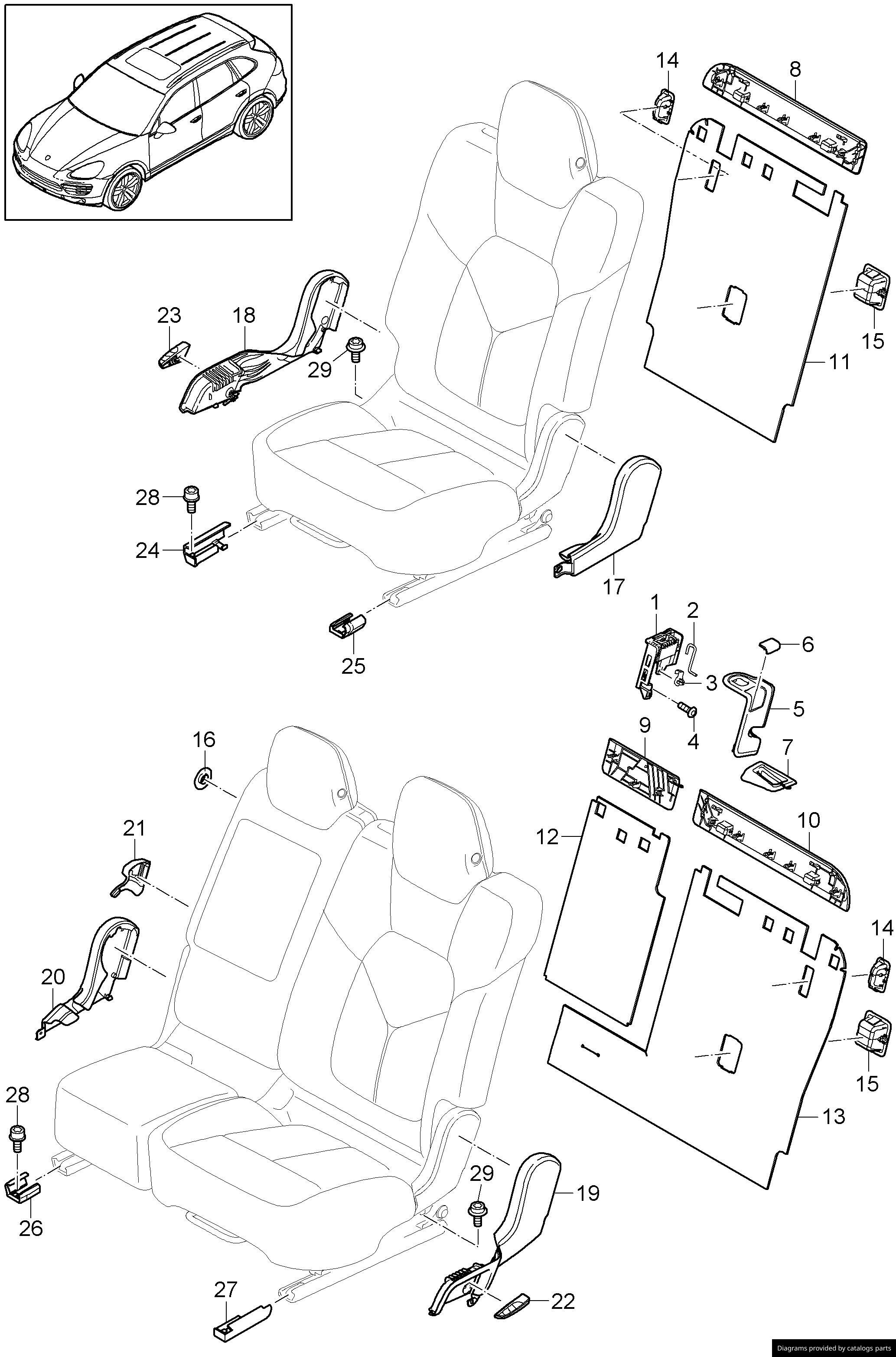 Car part diagram