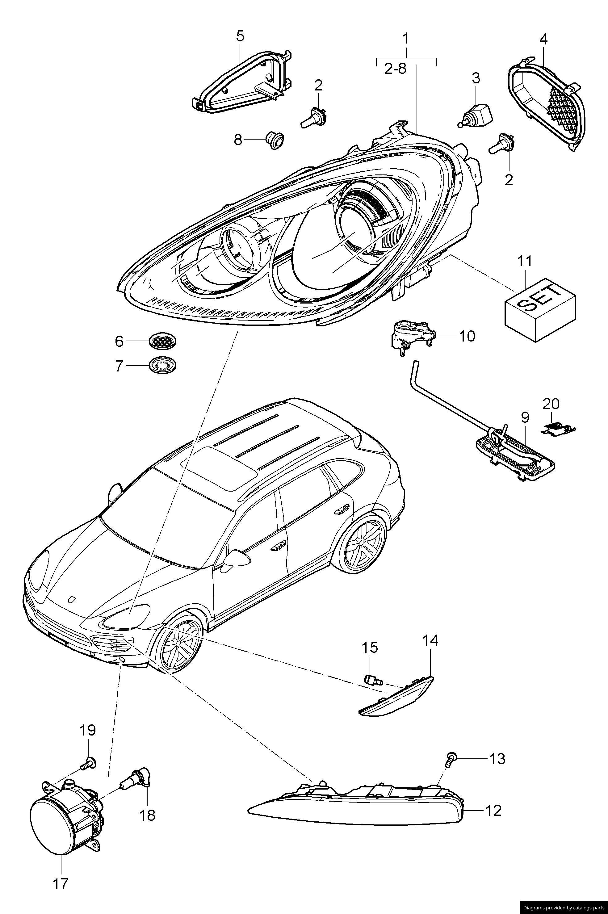 Car part diagram