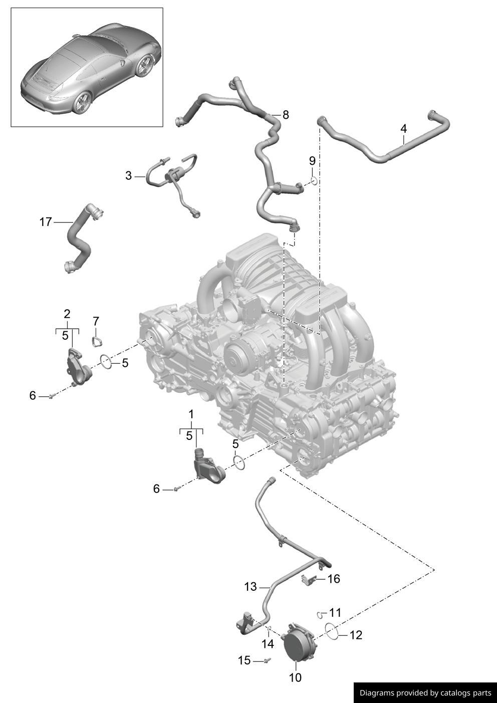 Car part diagram