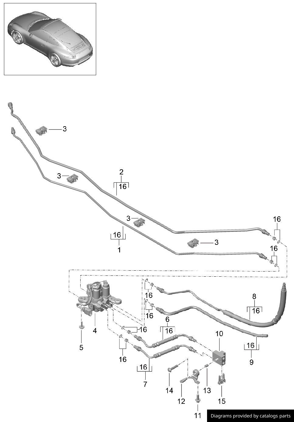 Car part diagram