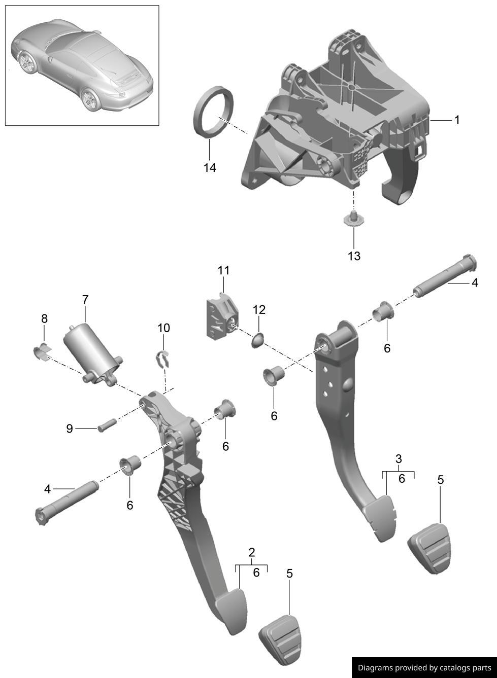 Car part diagram