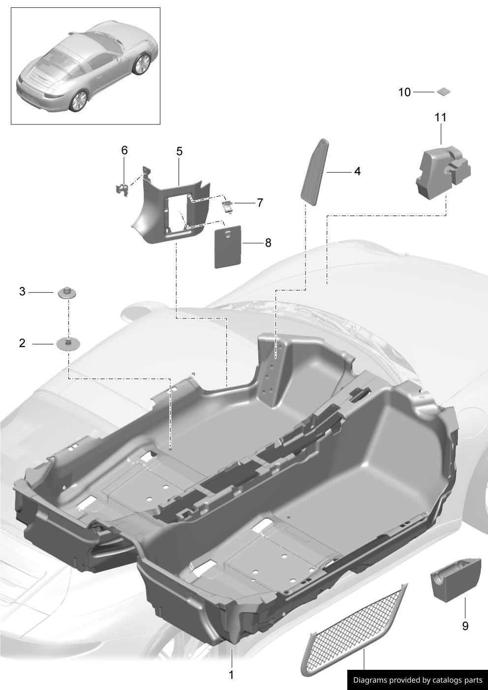 Car part diagram