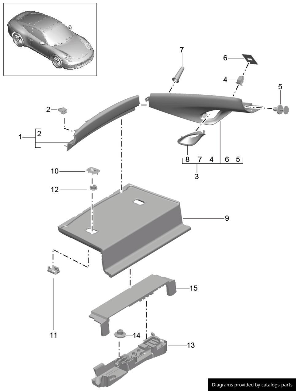 Car part diagram