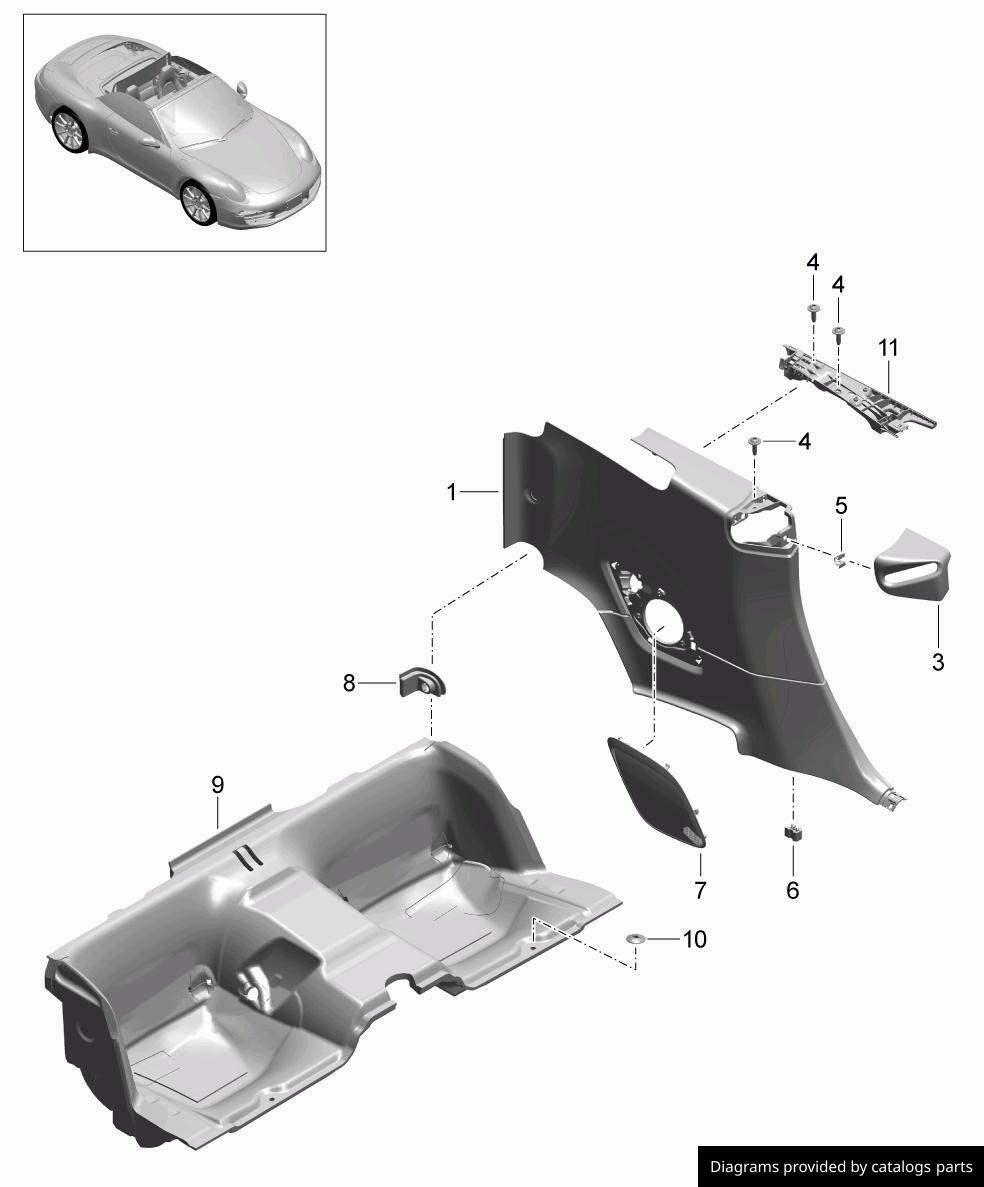 Car part diagram