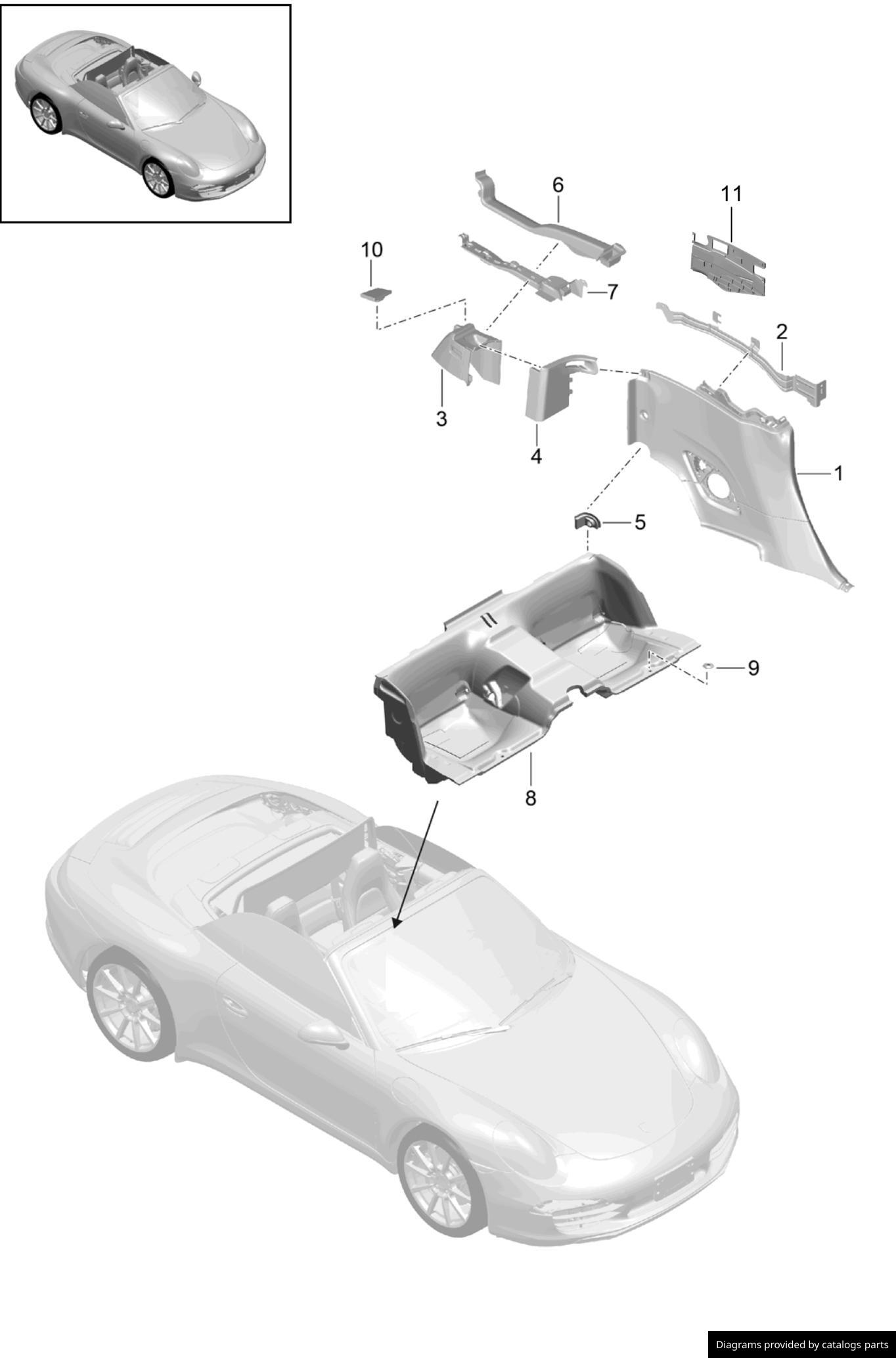 Car part diagram